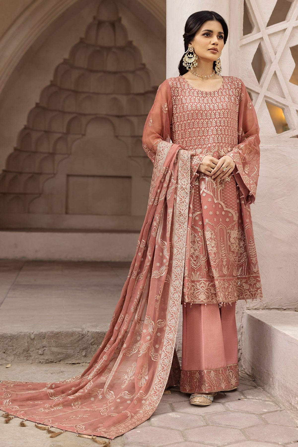 Alizeh Muhtesem Embroidered Festive Chiffon Collection 2022 – Nuray - Image 11