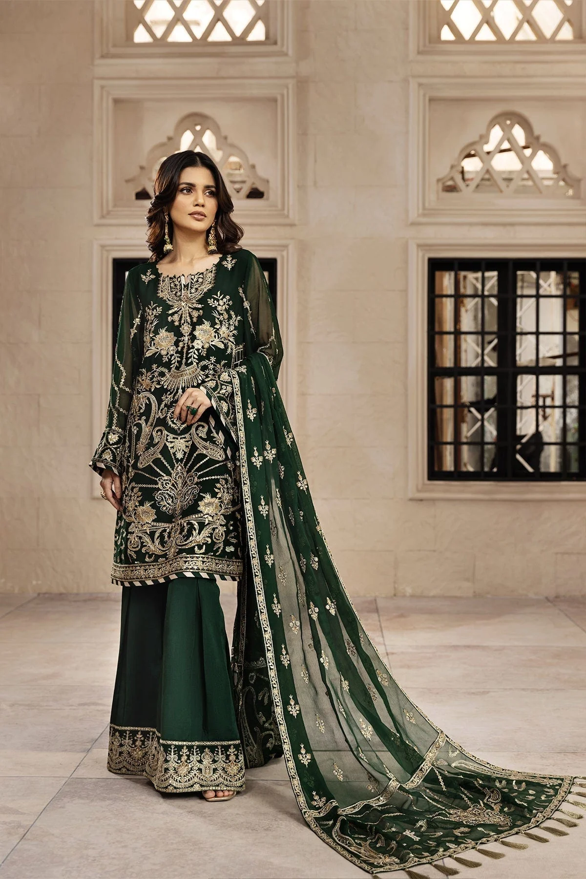 Alizeh Muhtesem Embroidered Festive Chiffon Collection 2022 – Rusen - Image 11