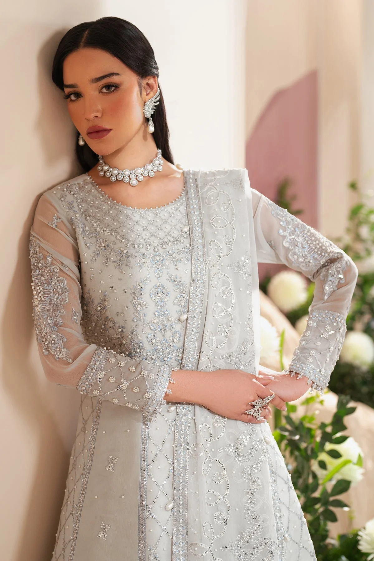 Alizeh Reena Handcrafted Edit Formals – AF-HM-4032-Musk - Image 2