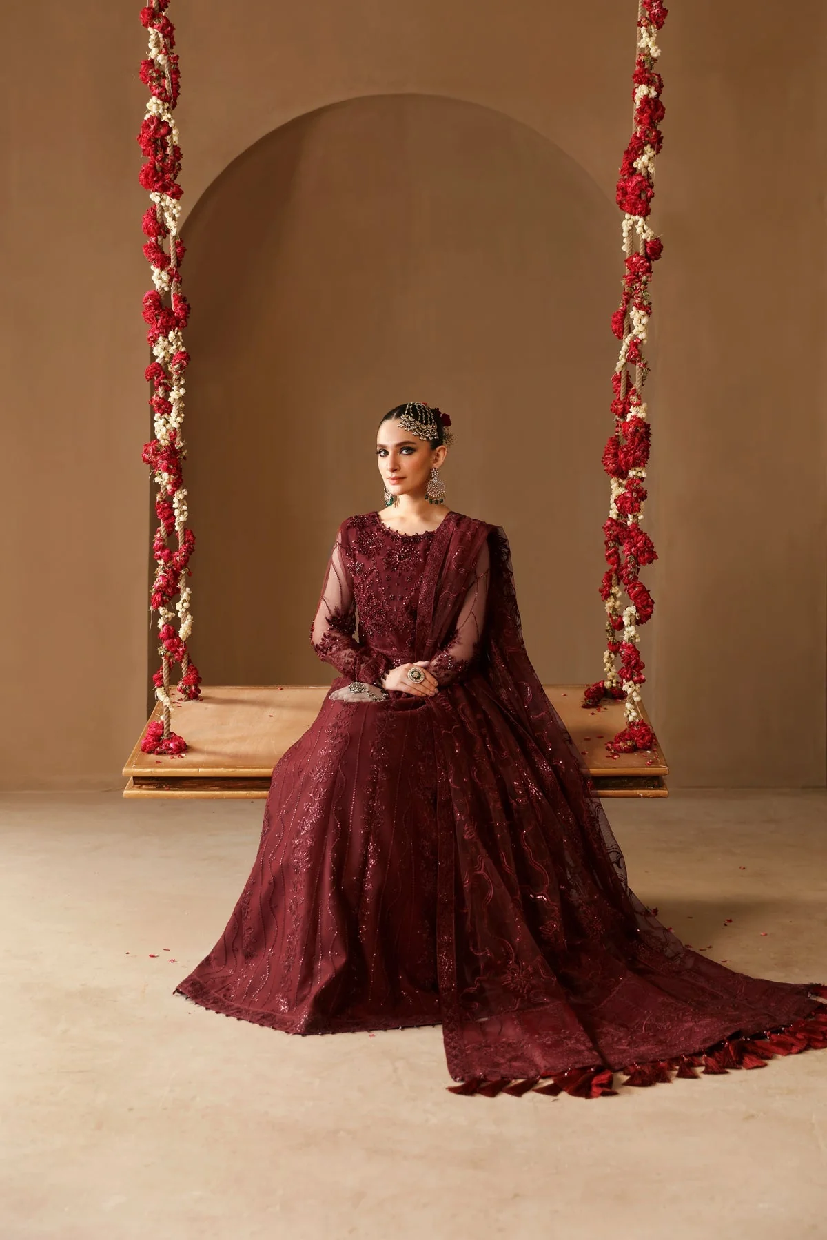 Alizeh Reena Handcrafted Wedding Edit Formals – AF-HM-4022-Gulab - Image 8