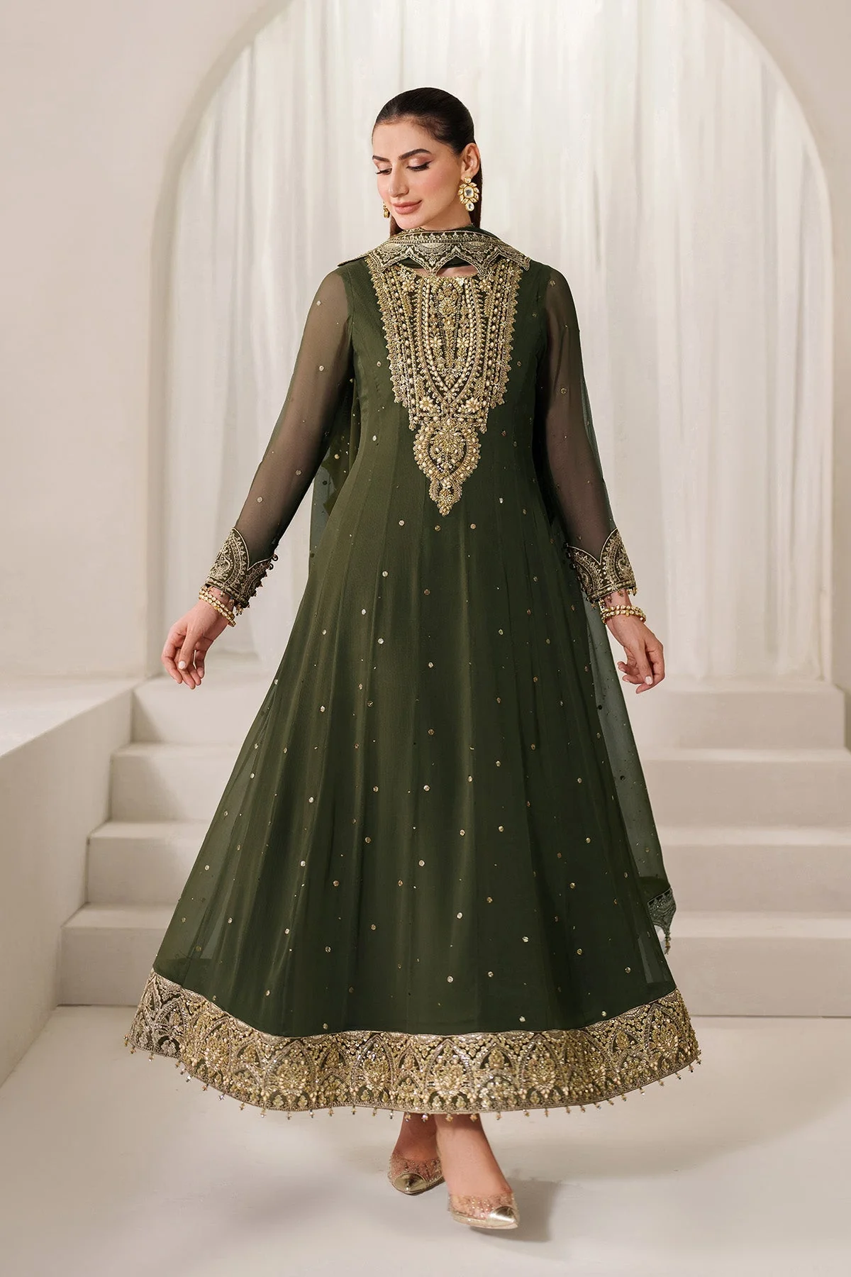 Alizeh Reena Handmade Harmony Luxury Chiffon Formals – AF-HM-4051-Rekha - Image 7