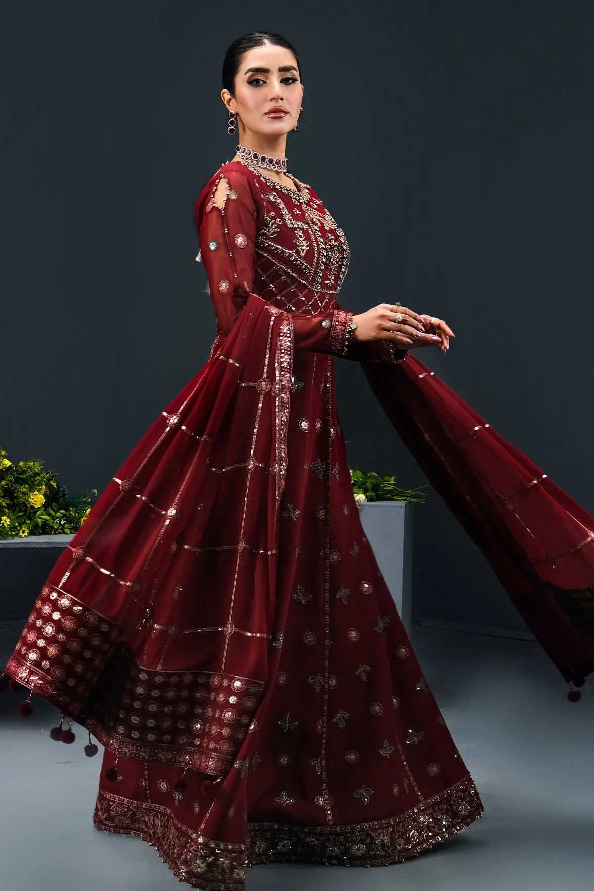 Alizeh Reena Luxury Chiffon Formals – Aylin-Reena-V01D02 - Image 4