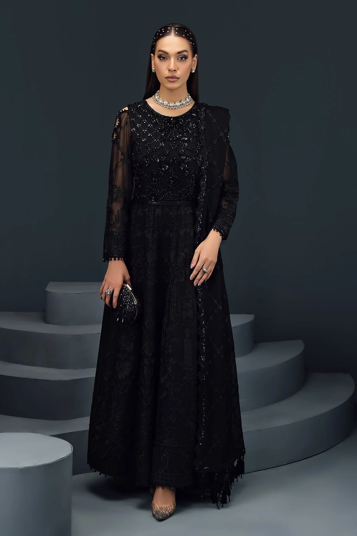 Alizeh Reena Luxury Chiffon Formals – Zohreh-Reena-V01D05 - Image 2