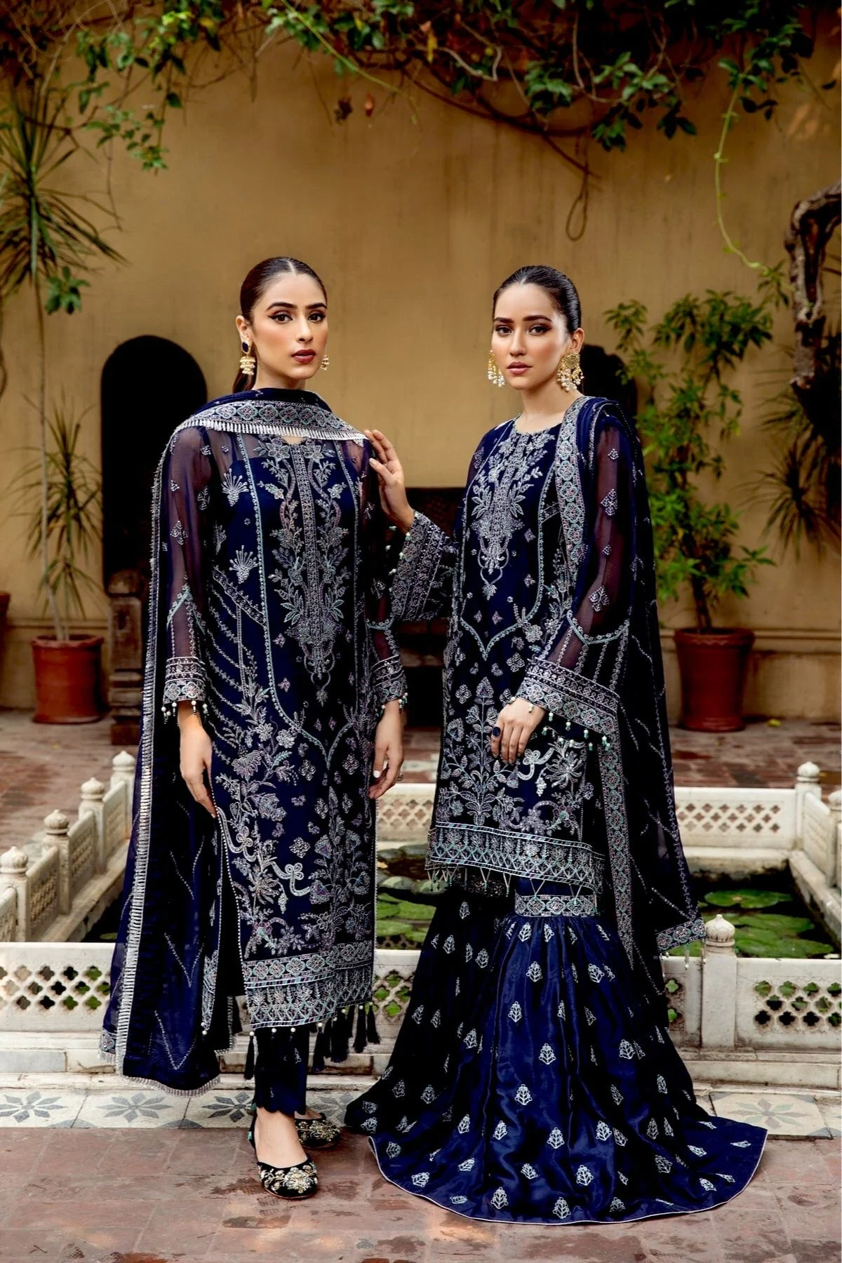 Alizeh Shahtaj Festive Embroidered Chiffon Collection '21 – Shaahana - Image 3