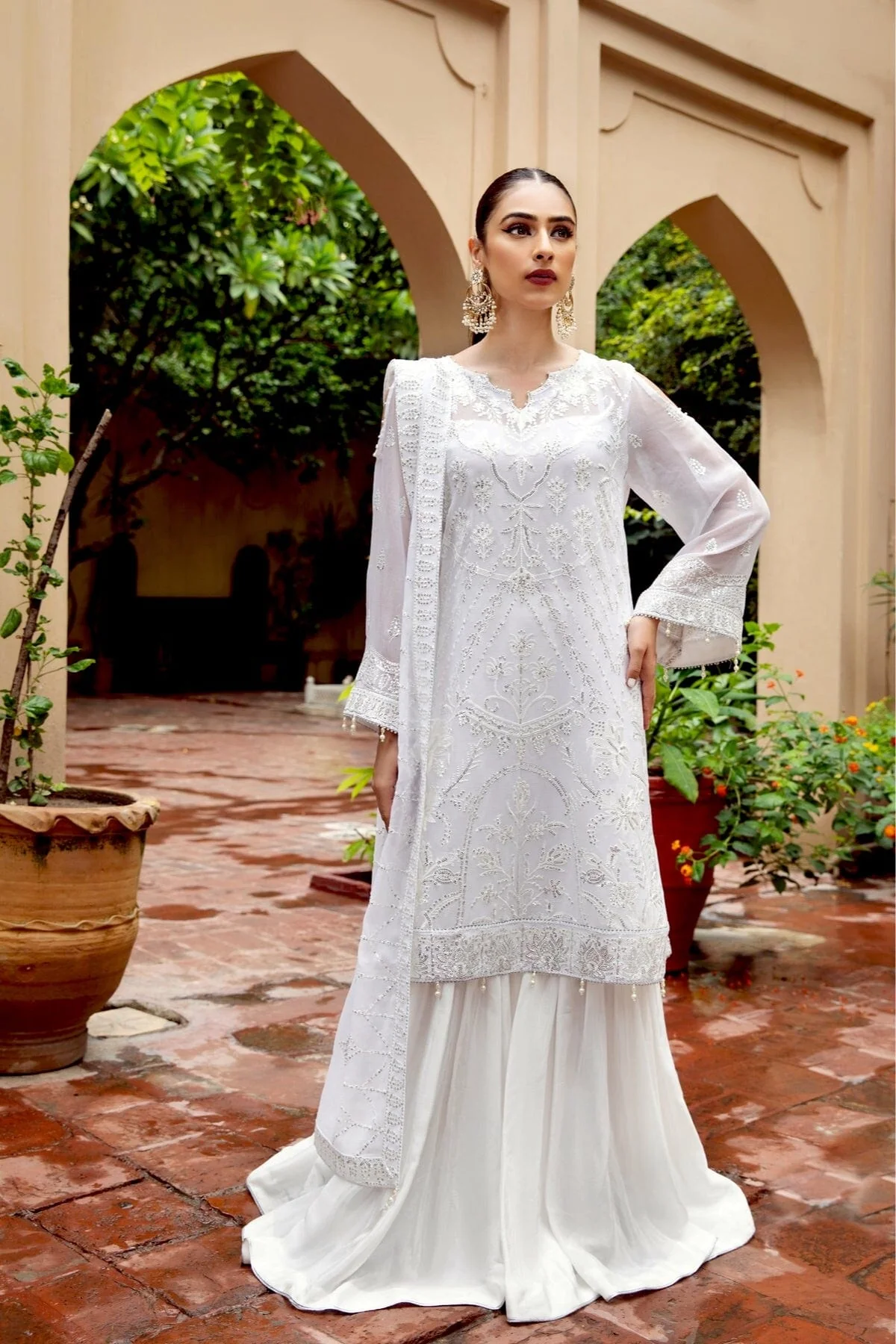 Alizeh Shahtaj Festive Embroidered Chiffon Collection '21 – Shahnoor - Image 3