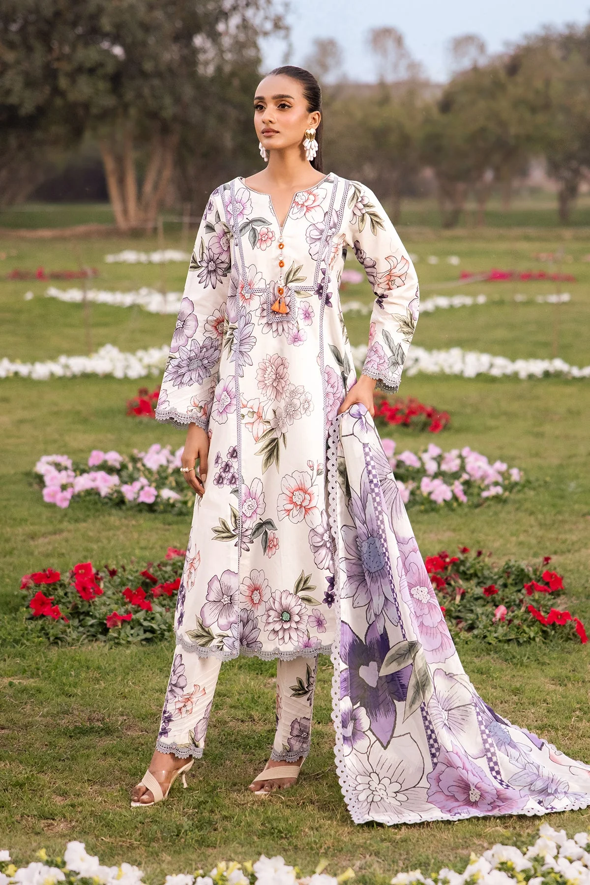 Alizeh Sheen Lawn Prints – AF-PL-6024-Tuberose