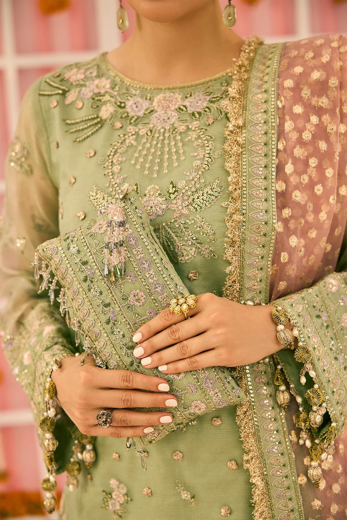 Alizeh Shehnai The Festive Edit Formals – AF-ZN-2217-Libaan - Image 4