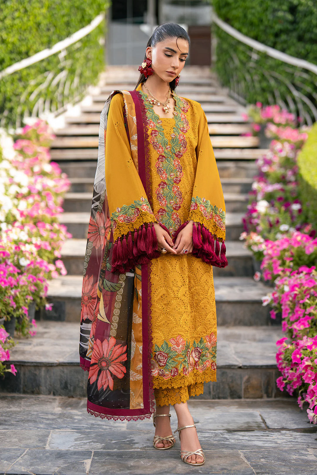 Alizeh Summer Lawn – 7068-Bliss - Image 5