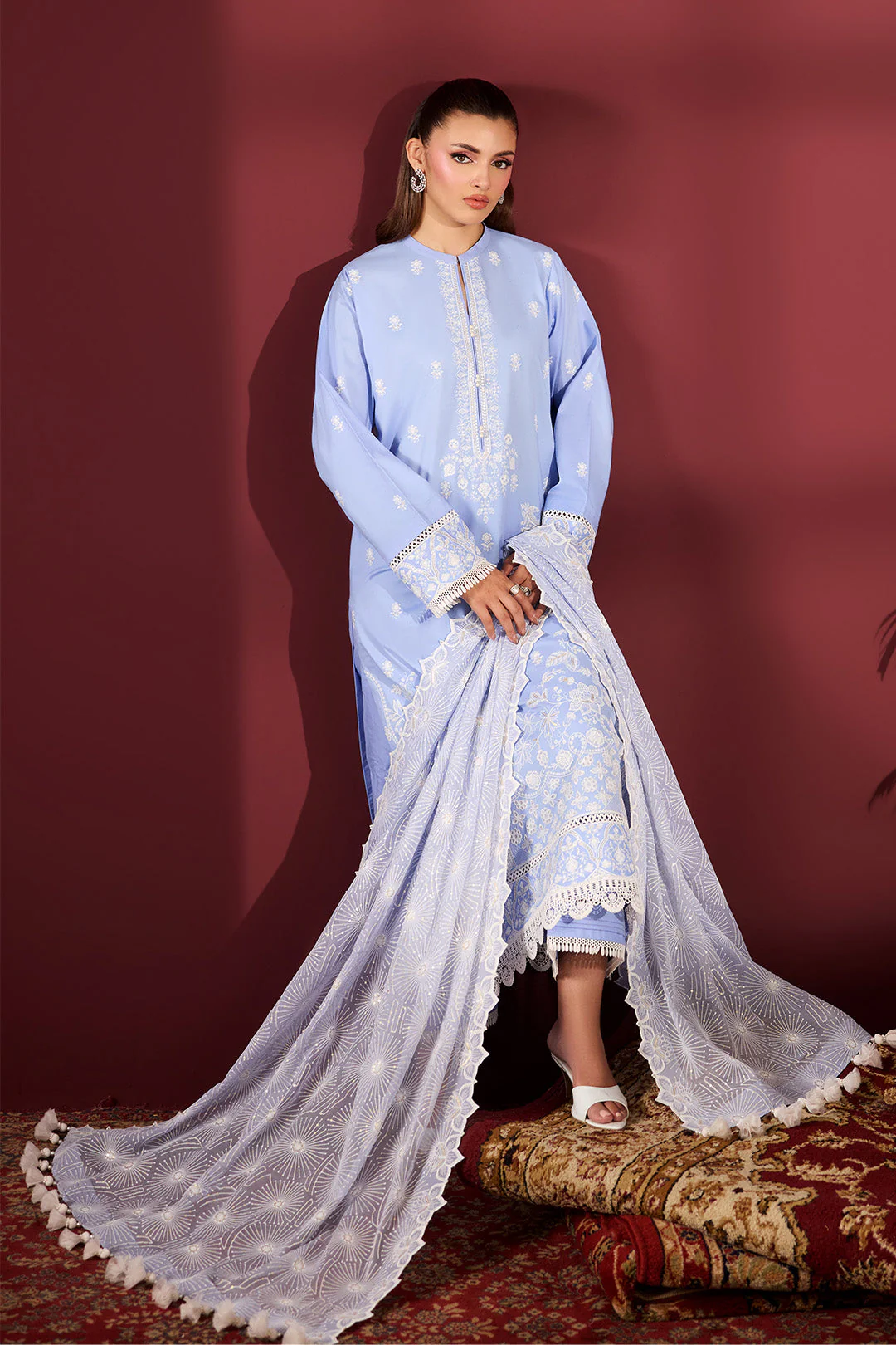Alizeh Summer Lawn – AF-EL-7059-Cosmic - Image 6