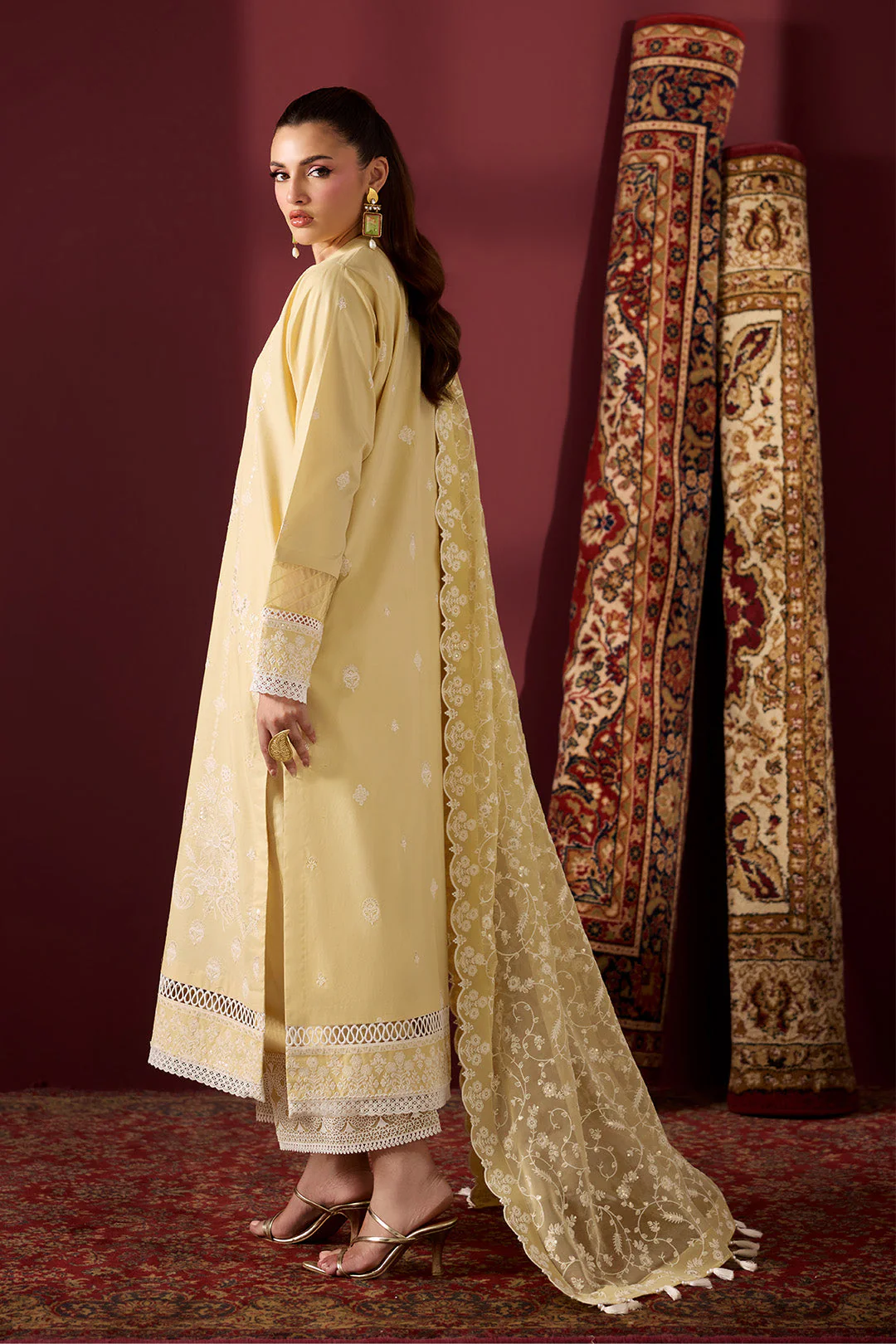 Alizeh Summer Lawn – AF-EL-7061-Mellow - Image 4