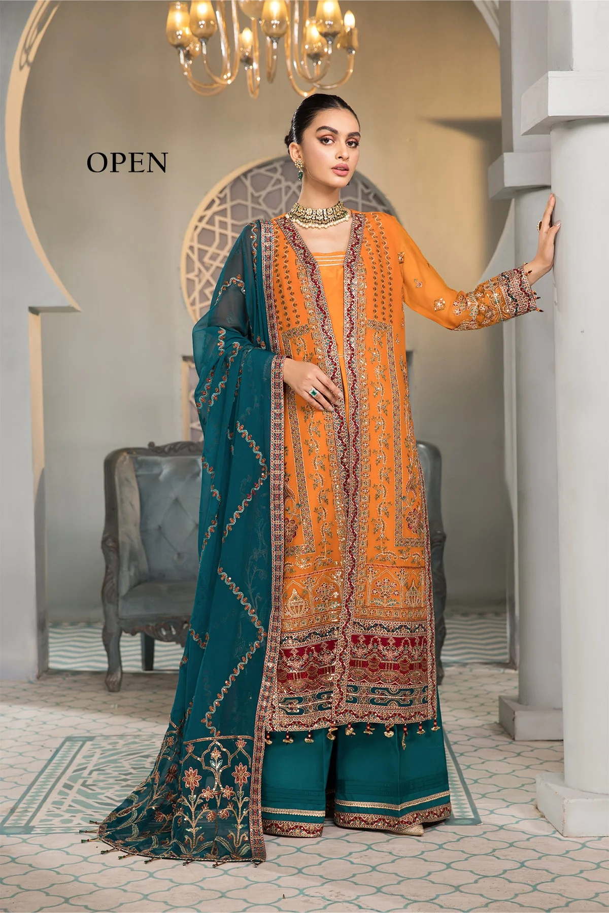Alizeh Vasl-e-Miras Luxury Festive Formal Collection – Raag - Image 5