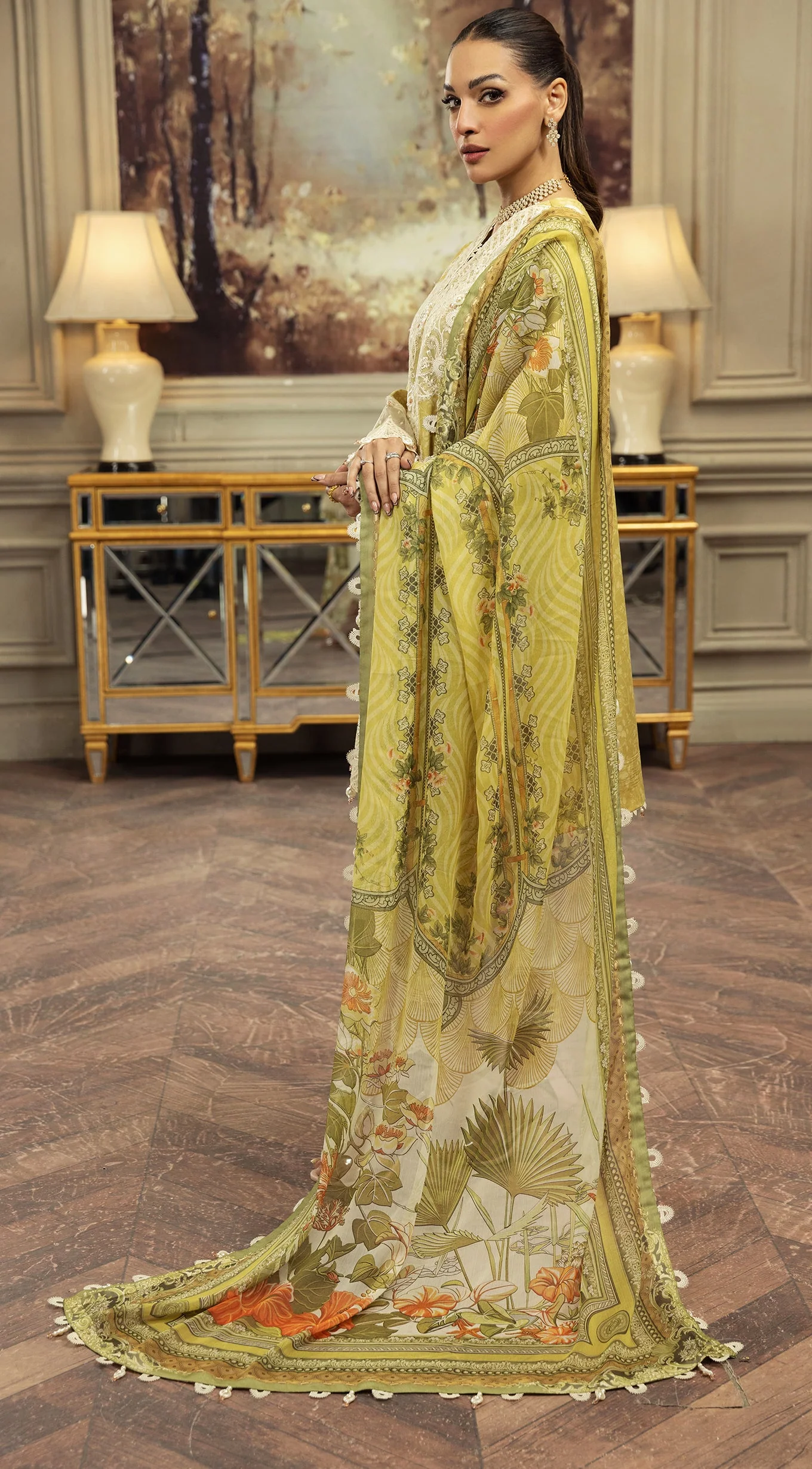 Anaya by Kiran Chaudhry Luxury Lawn Eid Collection – NAZIA - Image 4