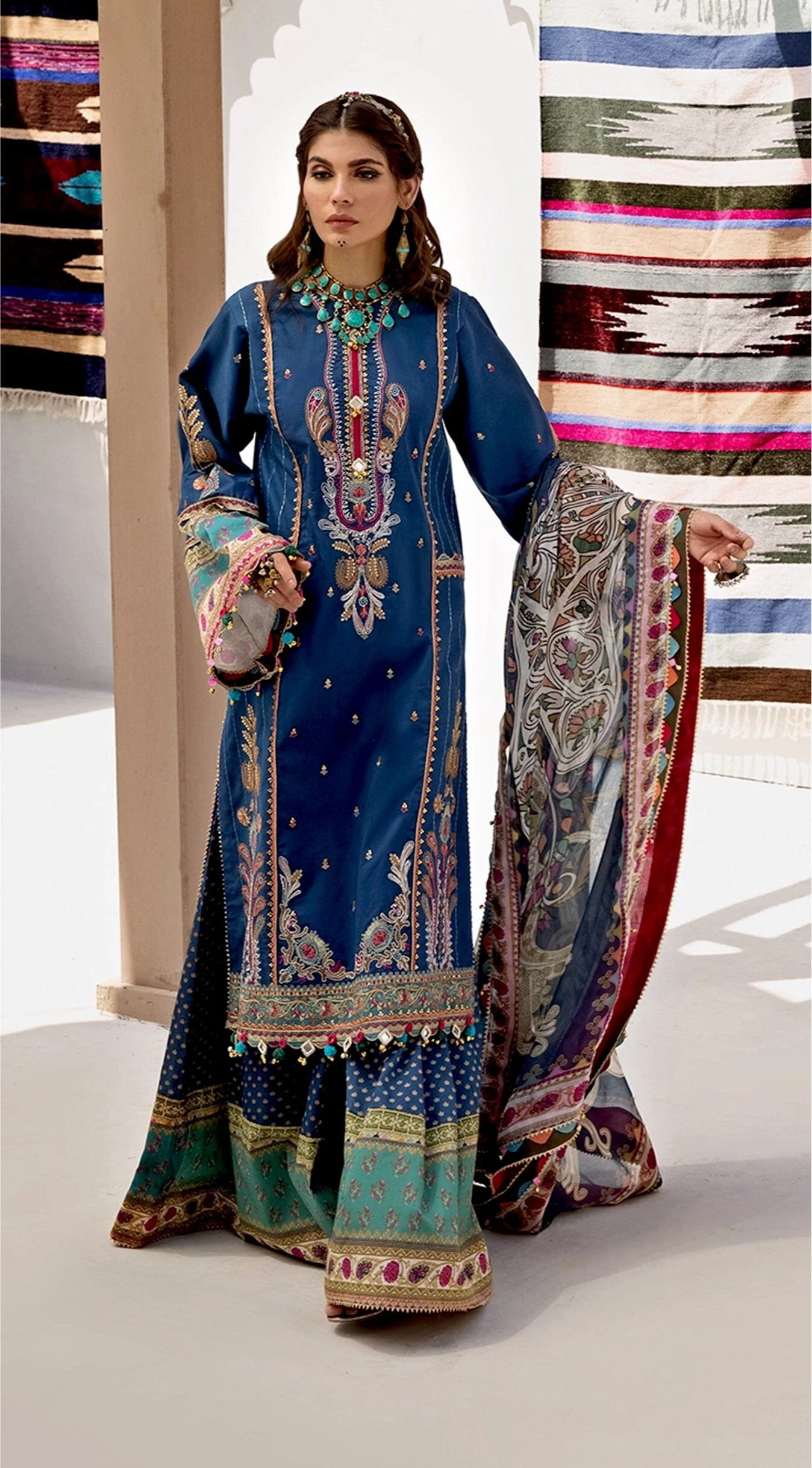 Anaya by Kiran Chaudhry · Eid Edit Luxury Festive Lawn Collection '21  – Nyla - Image 2