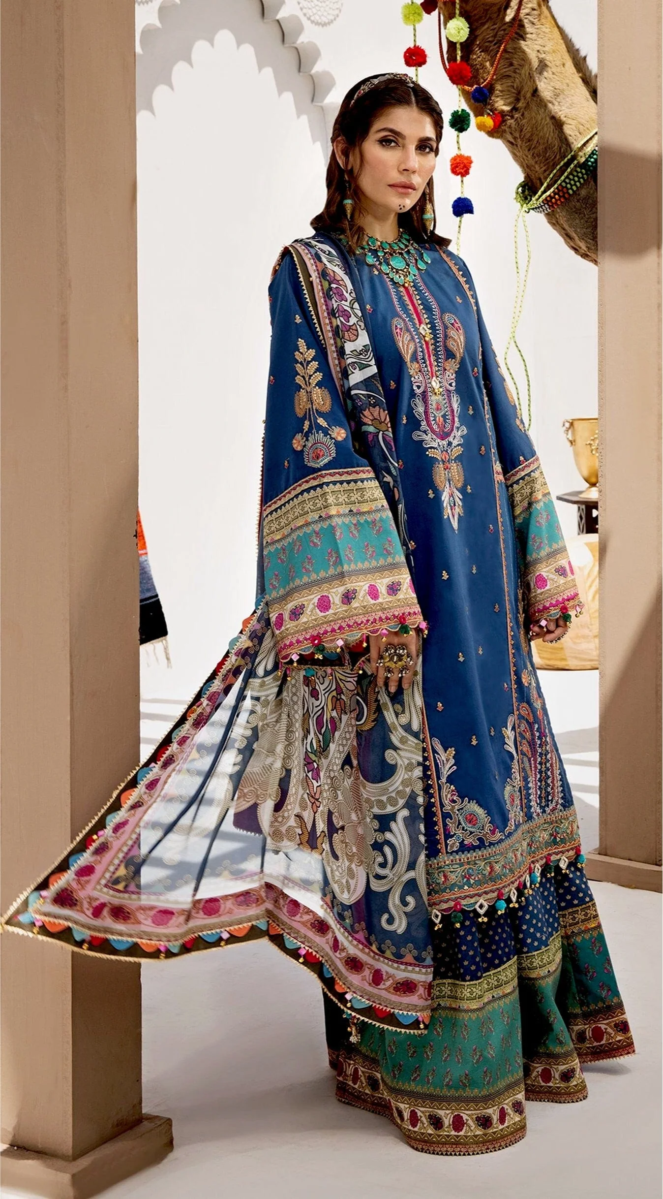 Anaya by Kiran Chaudhry · Eid Edit Luxury Festive Lawn Collection '21  – Nyla - Image 9