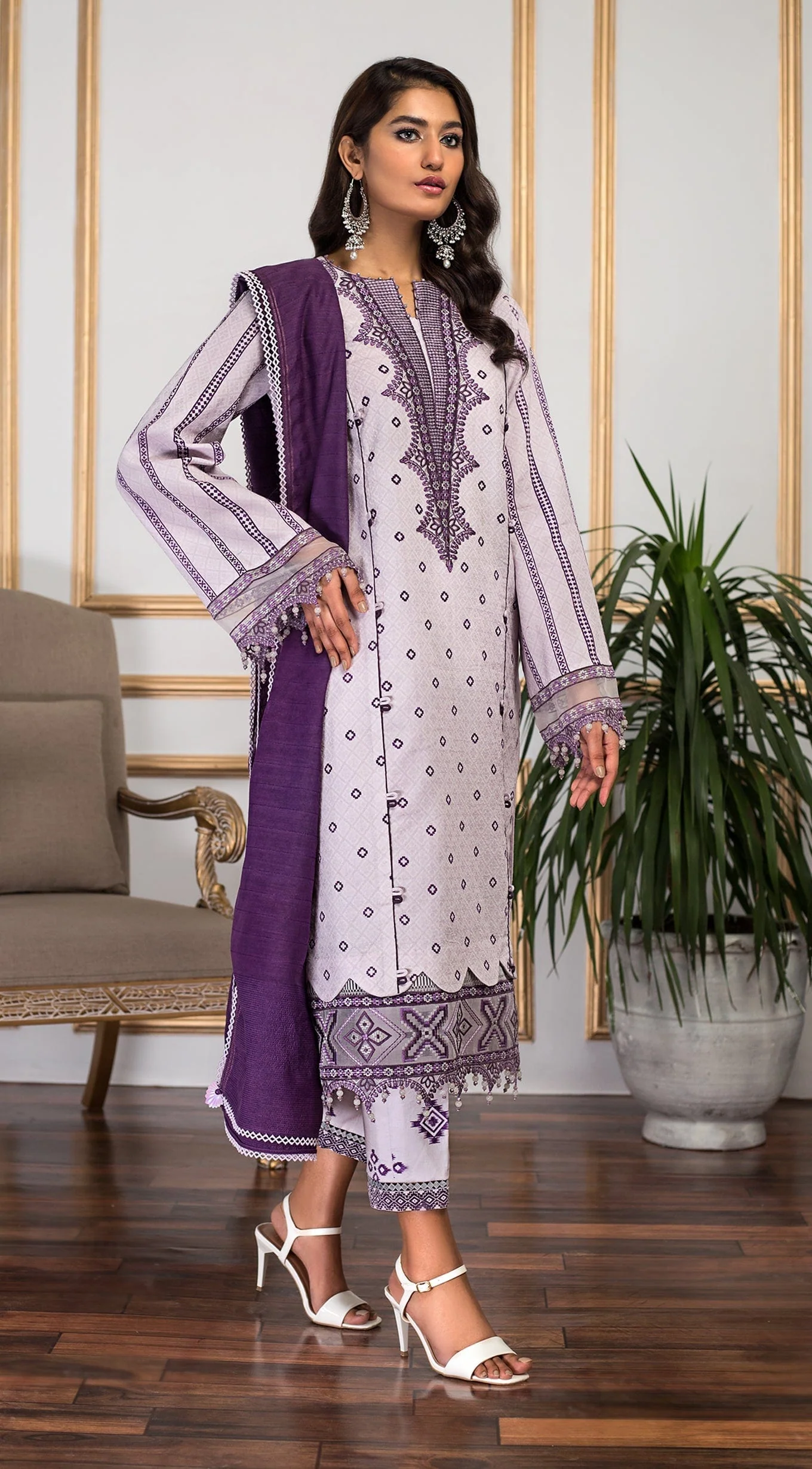 Anaya by Kiran Chaudhry · Ethnicity Lawn Collection – Fariah - Image 3