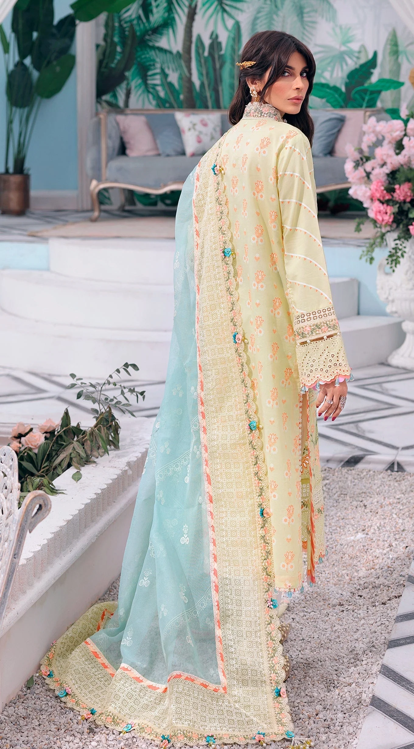Anaya by Kiran Chaudhry · Luxury Festive Afsana Lawn Collection – DUA - Image 5
