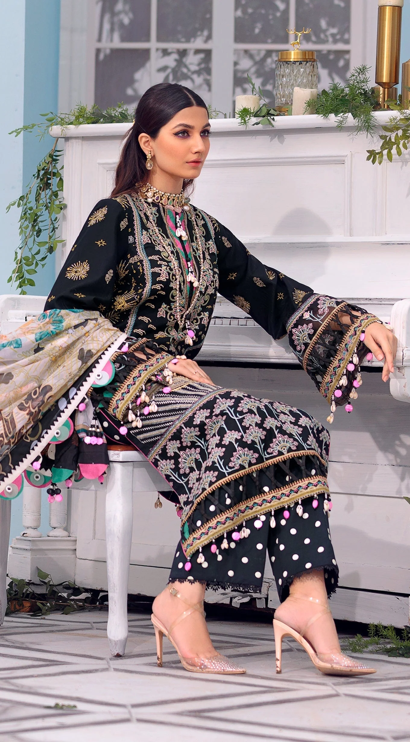 Anaya by Kiran Chaudhry · Luxury Festive Afsana Lawn Collection – HANIYA - Image 3