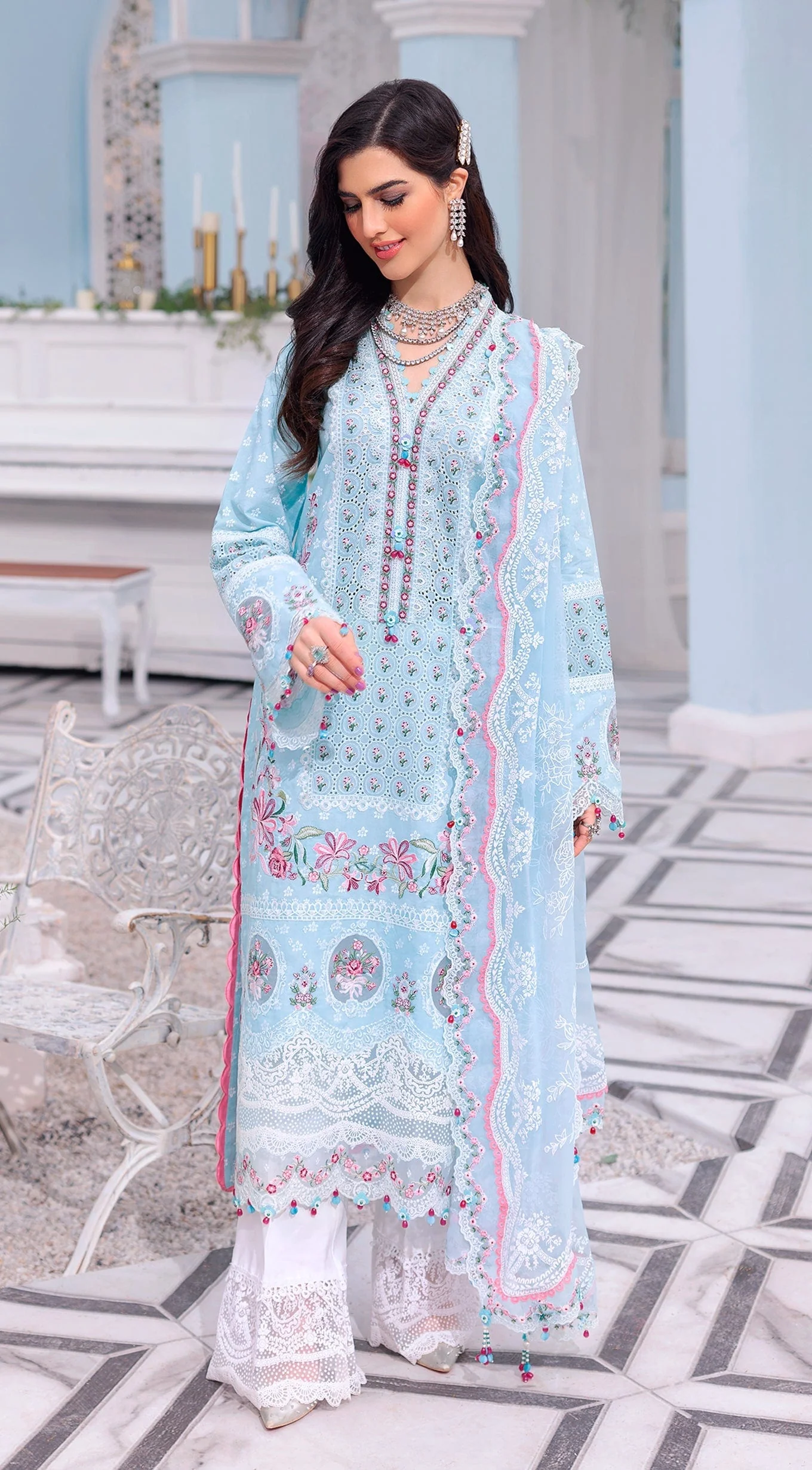 Anaya by Kiran Chaudhry · Luxury Festive Afsana Lawn Collection – MAHNOOR - Image 2