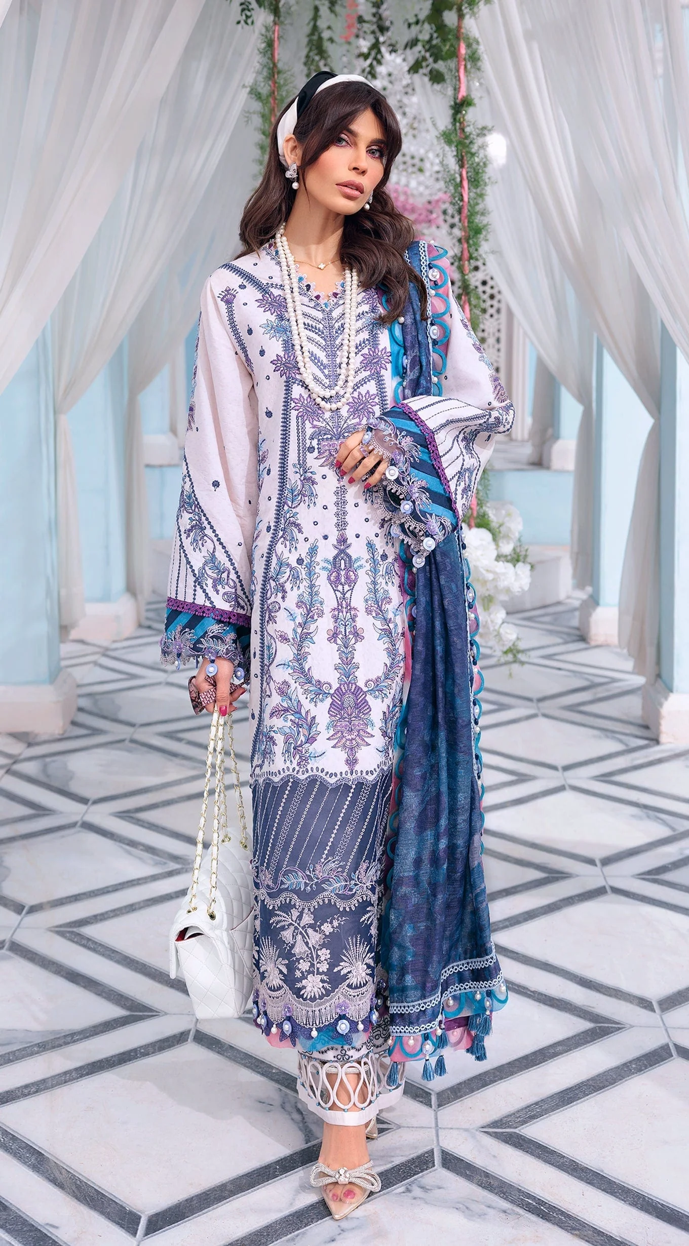Anaya by Kiran Chaudhry · Luxury Festive Afsana Lawn Collection – ZAYNA - Image 2