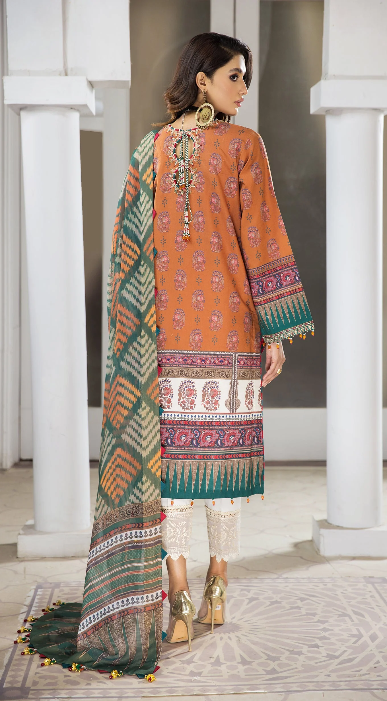 Anaya by Kiran Chaudhry · Nazafreen Embroidered Cambric Collection – AMBREENA - Image 2