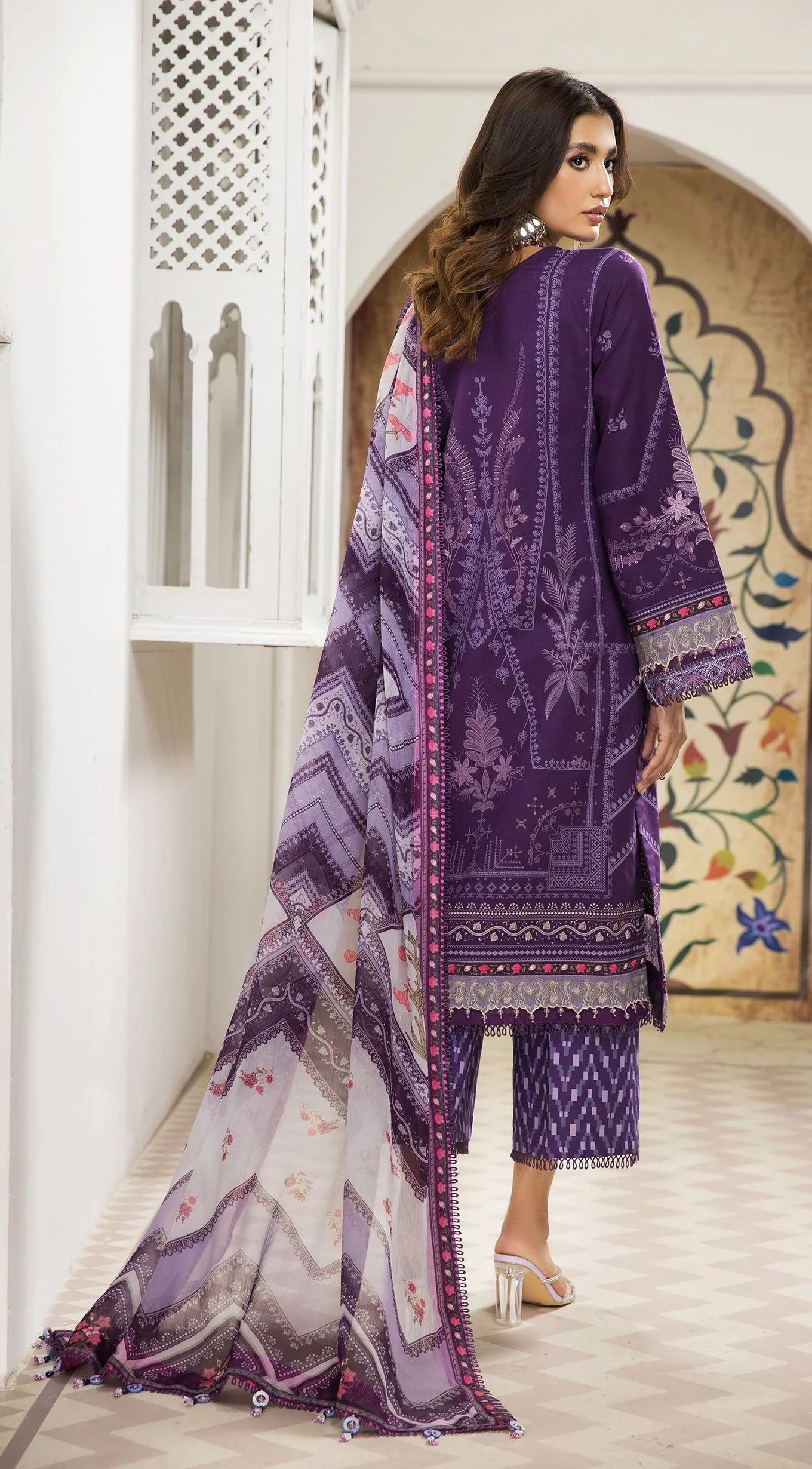 Anaya by Kiran Chaudhry · Nazafreen Embroidered Cambric Collection – HELENA - Image 4