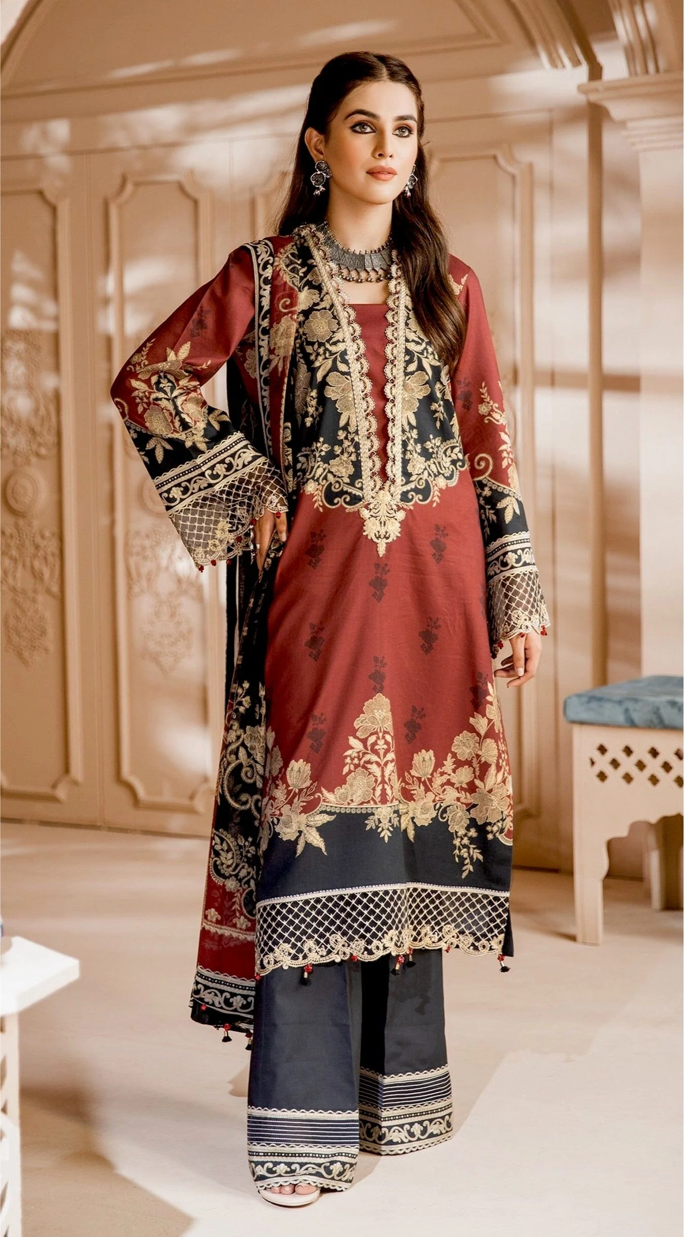 Anaya by Kiran Chaudhry · Noor Bano Cambric Collection 2021 – Aliya - Image 5