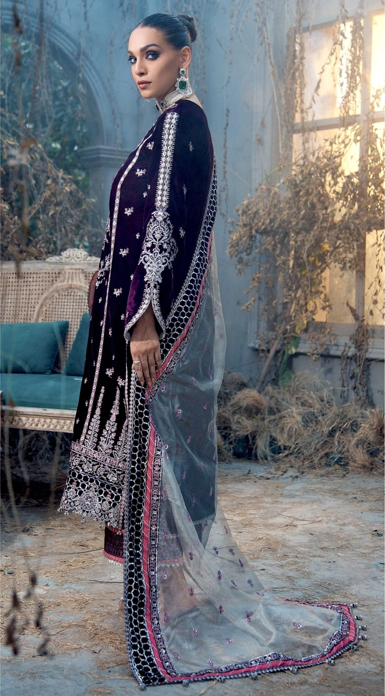 Anaya by Kiran Chaudhry · Velour De Fete Velvet Collection – ZELDA - Image 6