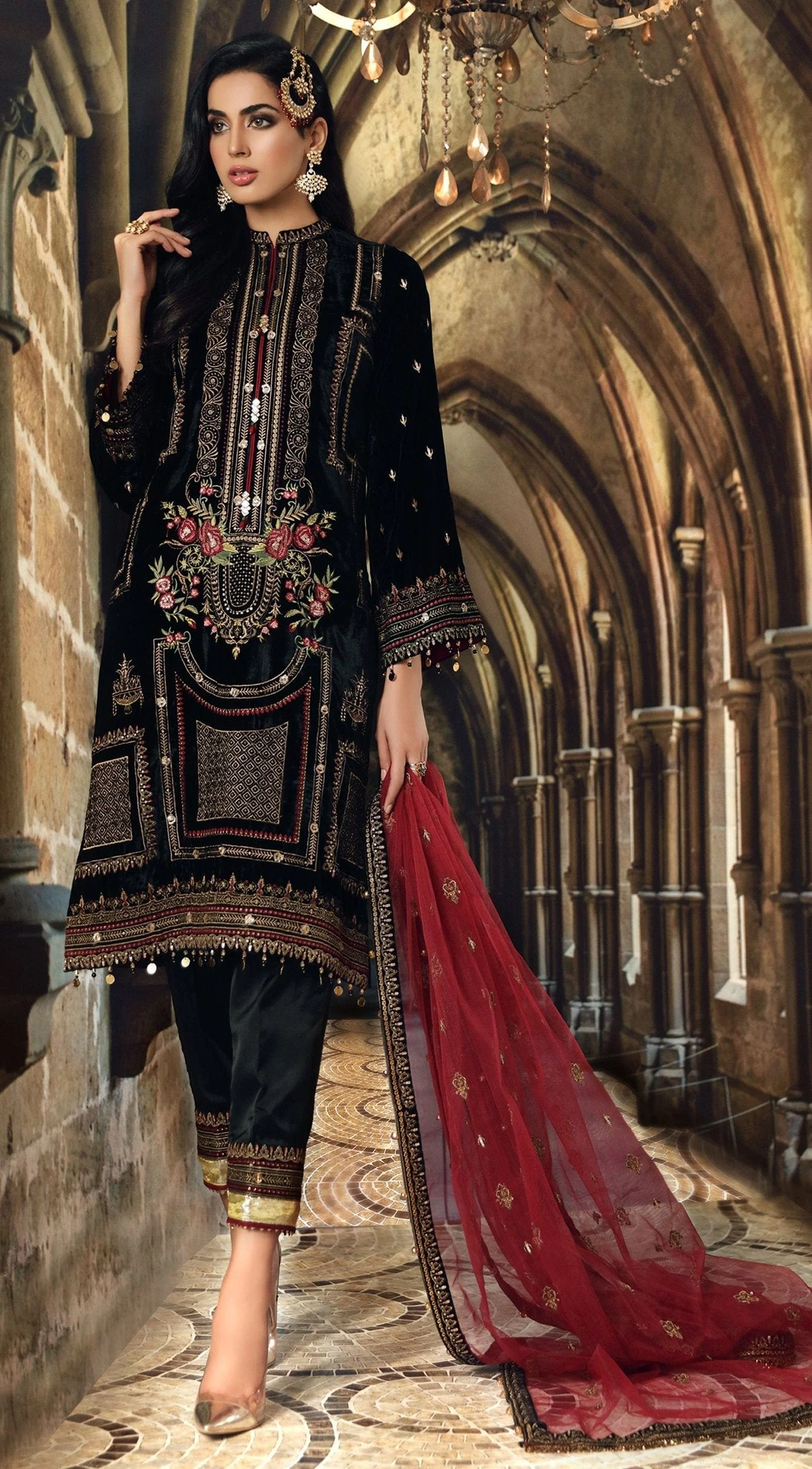 Anaya by Kiran Chaudhry โ Velour De Luxe Velvet Collection โ ESME - Image 3