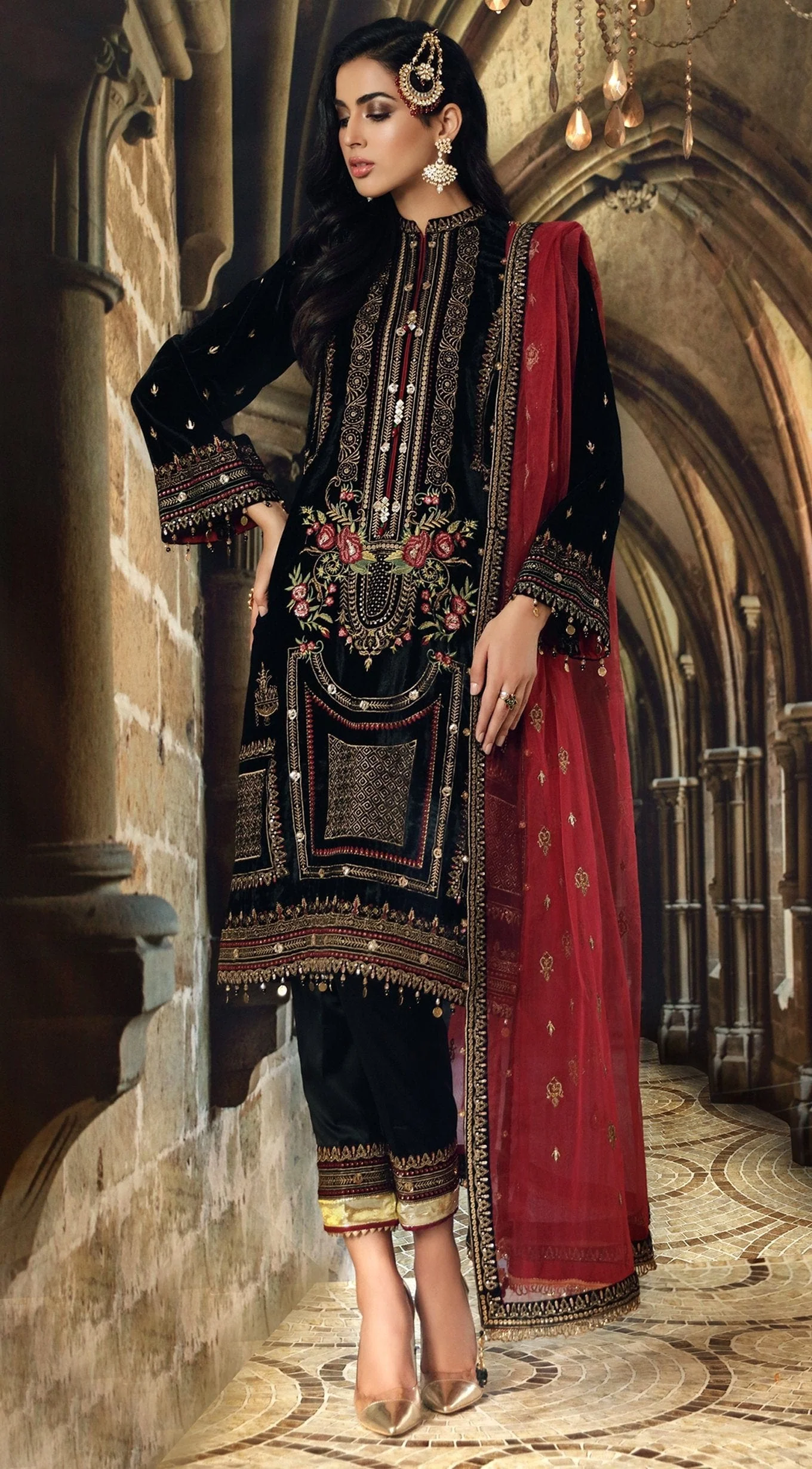 Anaya by Kiran Chaudhry โ Velour De Luxe Velvet Collection โ ESME - Image 4