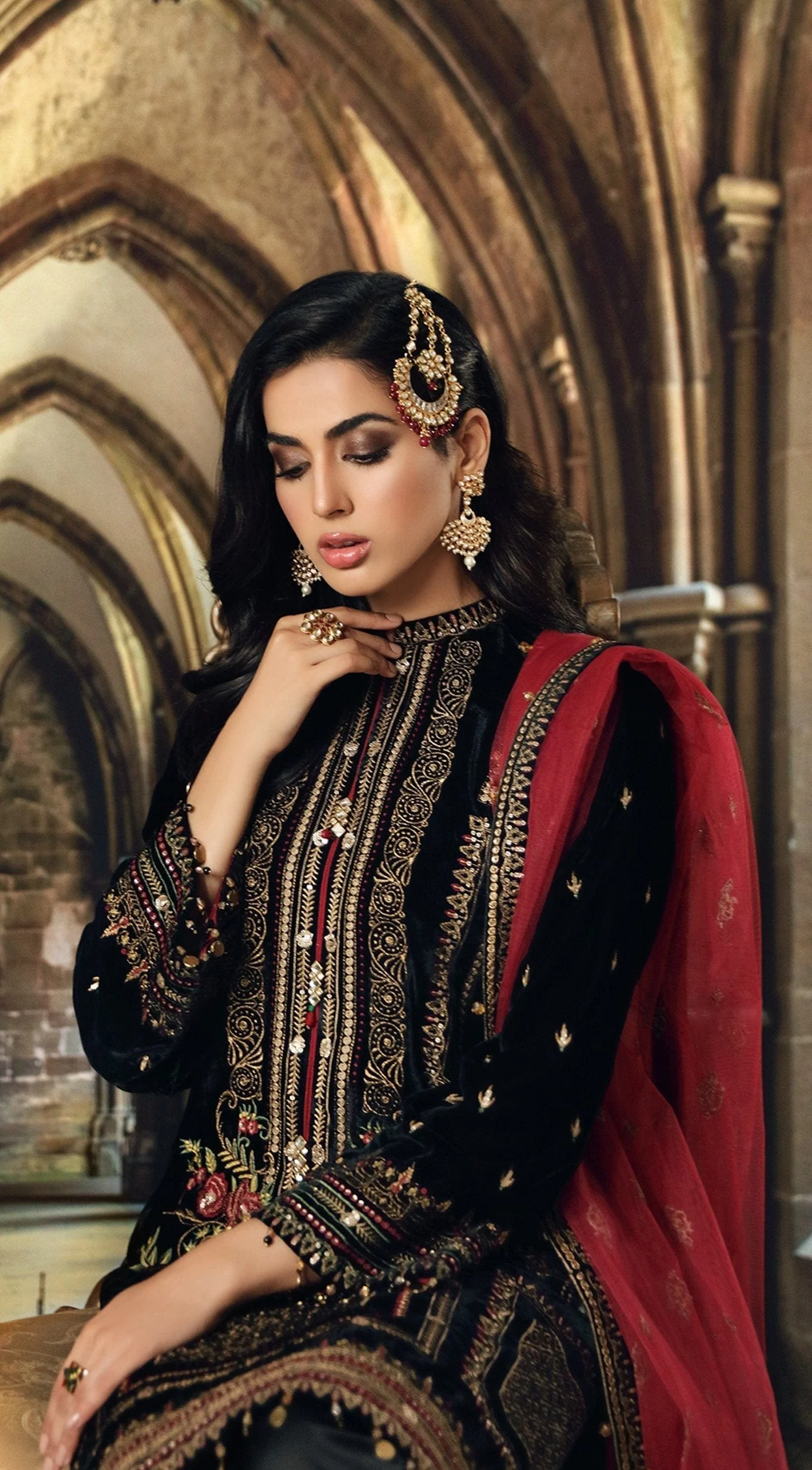 Anaya by Kiran Chaudhry โ Velour De Luxe Velvet Collection โ ESME - Image 5