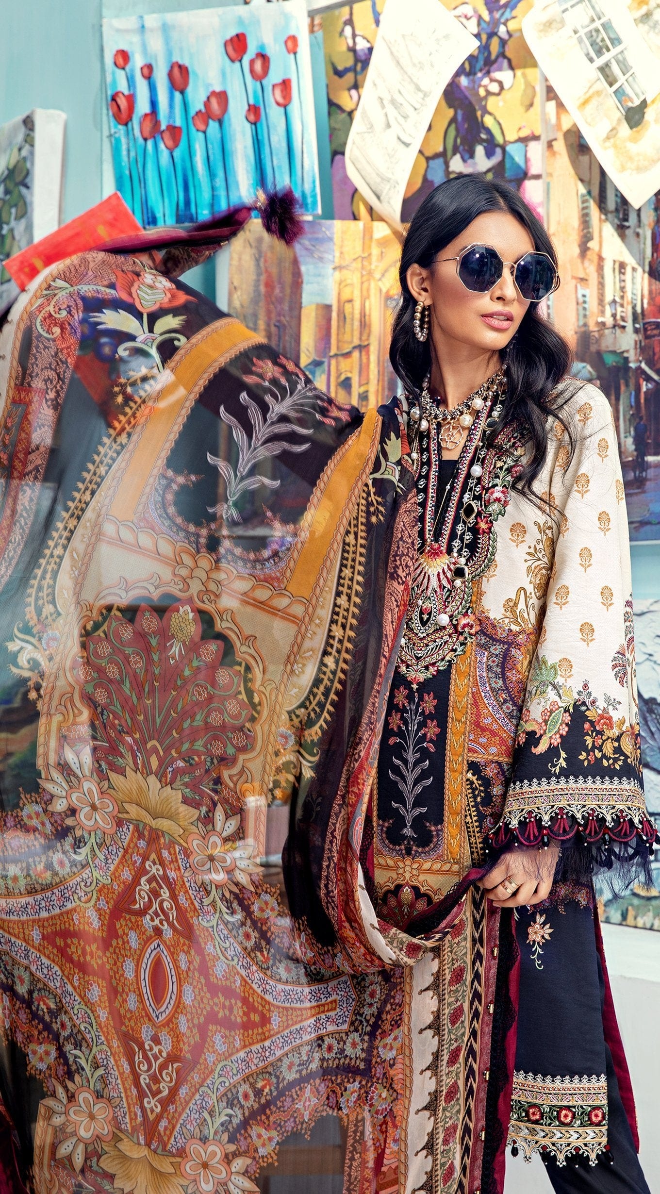 Anaya by Kiran Chaudhry · Viva Lawn Collection 2021 – ARIA - Image 6