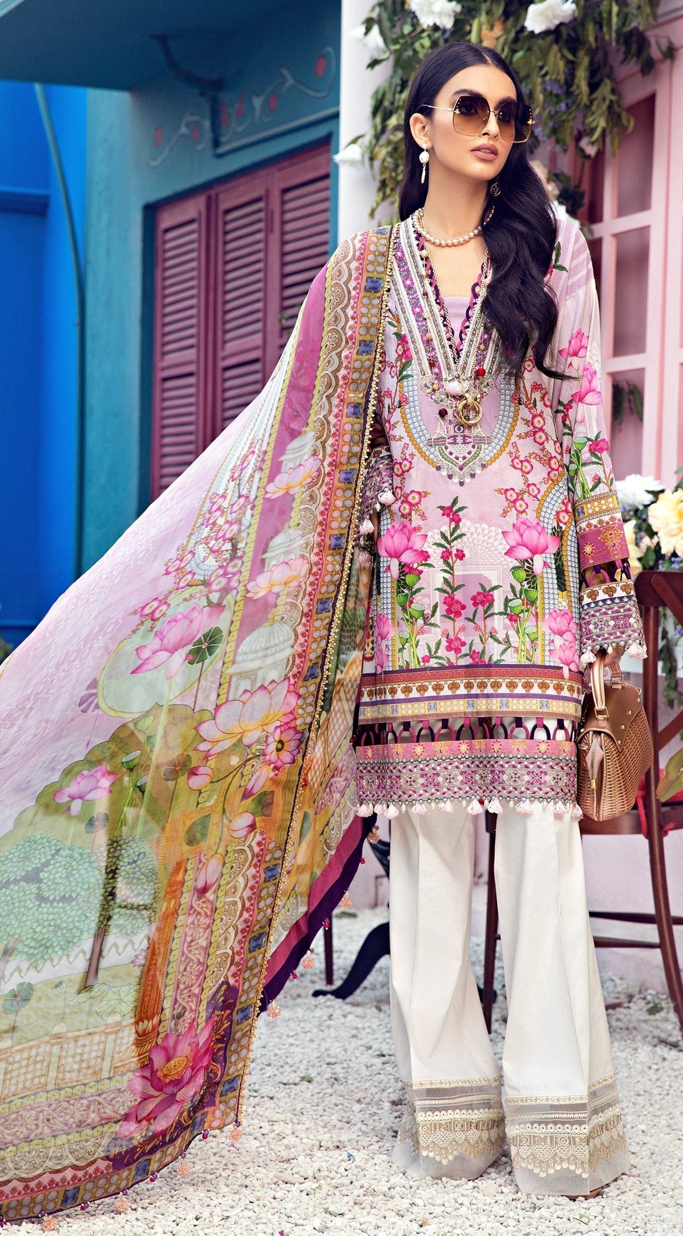 Anaya by Kiran Chaudhry · Viva Lawn Collection 2021 – LEENA - Image 2