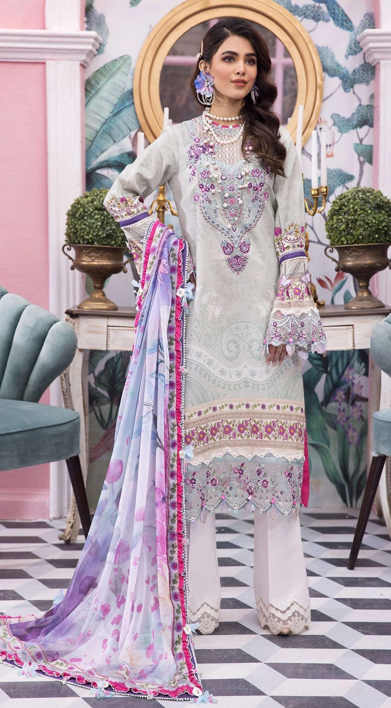 Anaya by Kiran Chaudhry · Viva Lawn Collection 2022 – AVRIL - Image 7