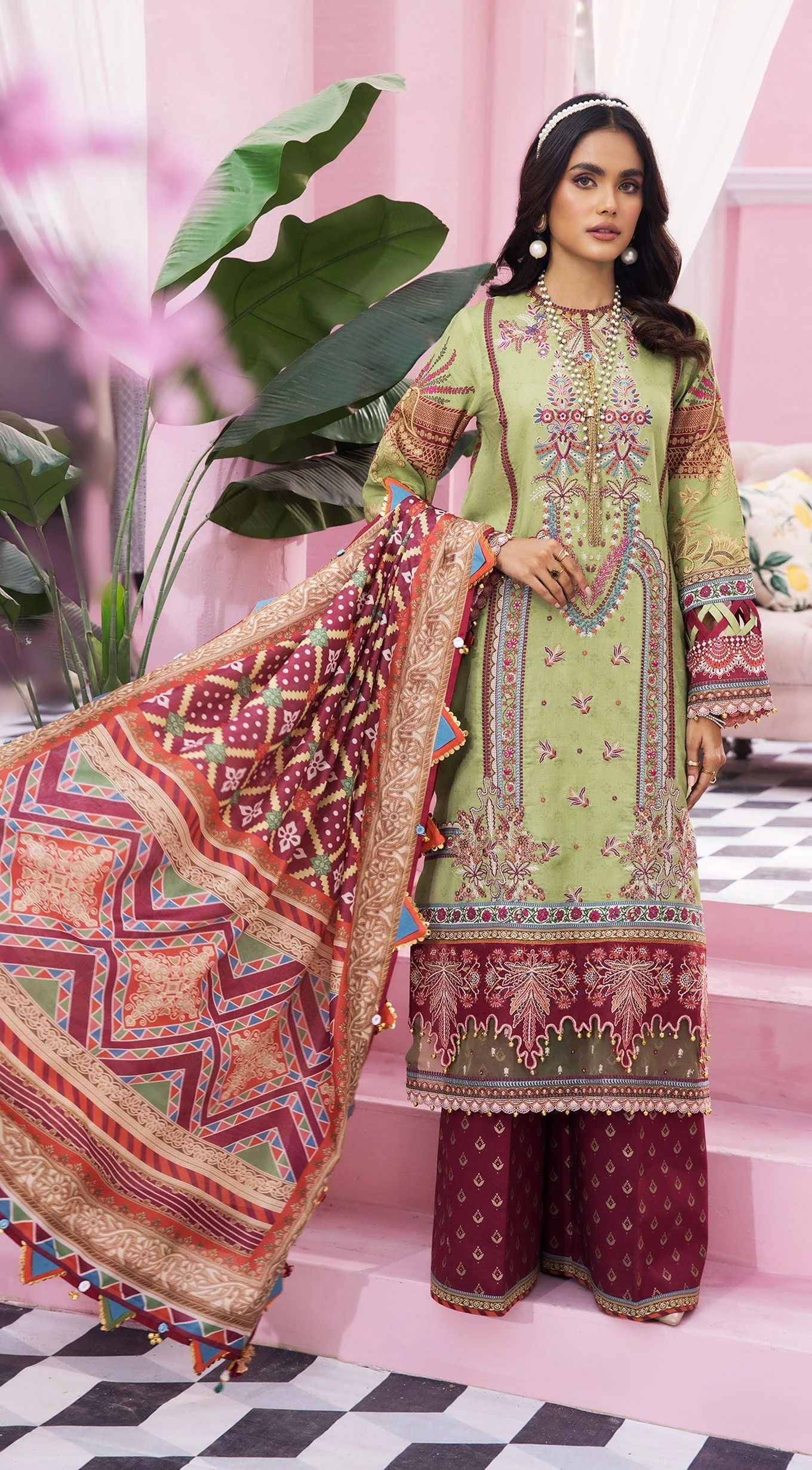 Anaya by Kiran Chaudhry · Viva Lawn Collection 2022 – MARICEL - Image 2