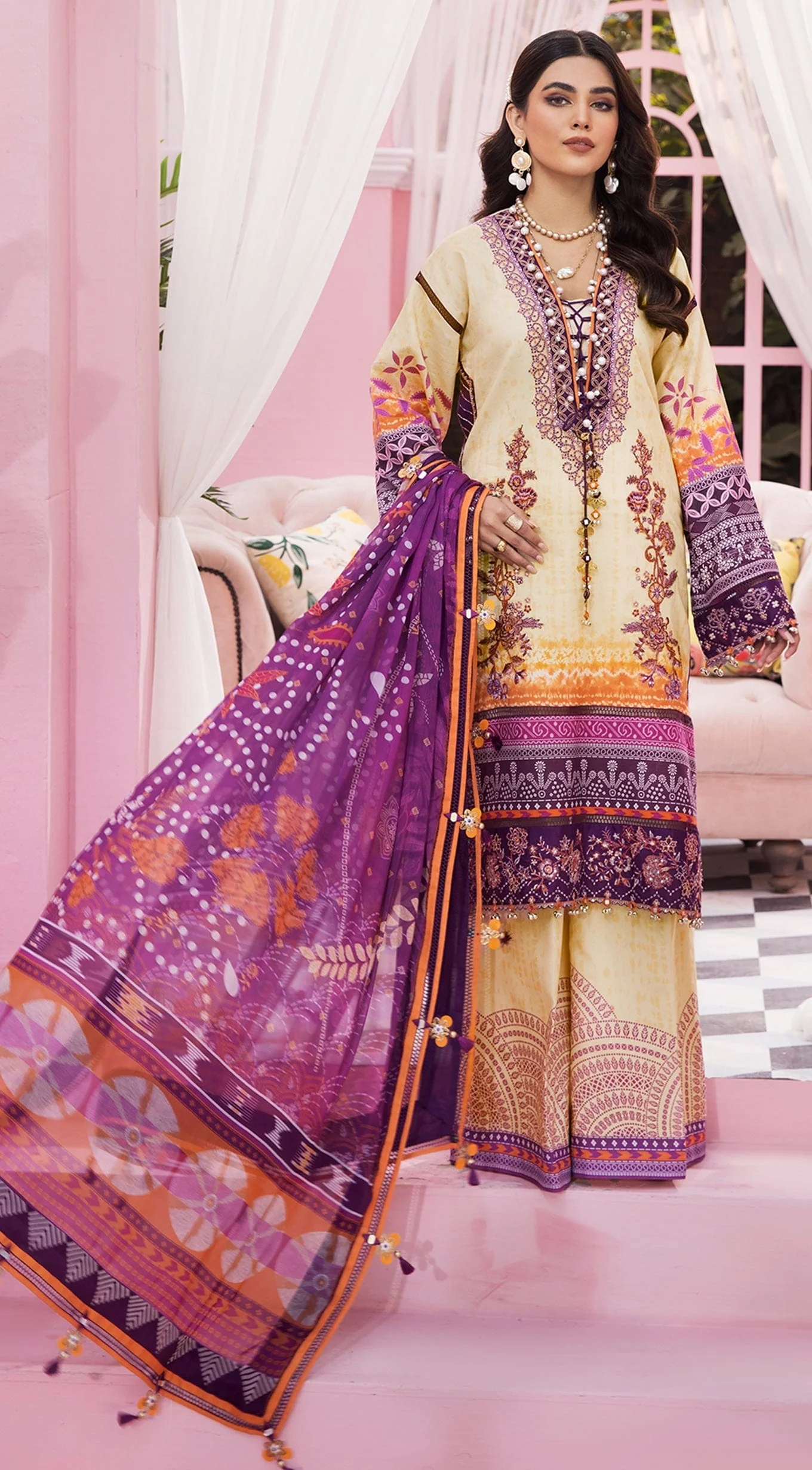 Anaya by Kiran Chaudhry · Viva Lawn Collection – SANJANA - Image 7