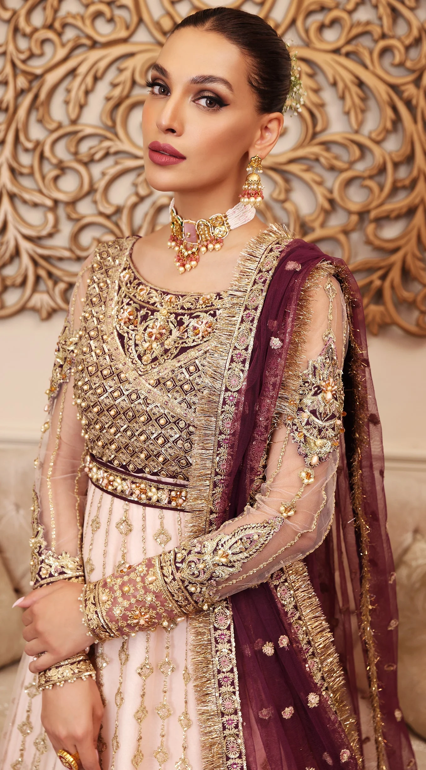 Anaya Opulence Hand Embellished Embroidered Chiffon – ANAIS - Image 7