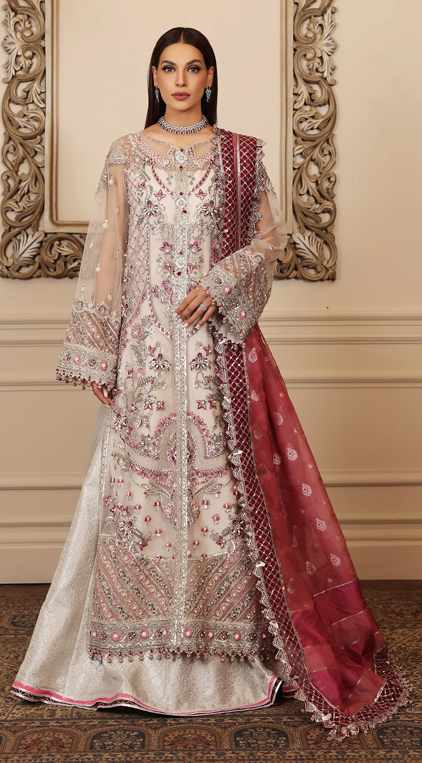 Anaya Opulence Hand Embellished Embroidered Chiffon – PRICILLA - Image 5