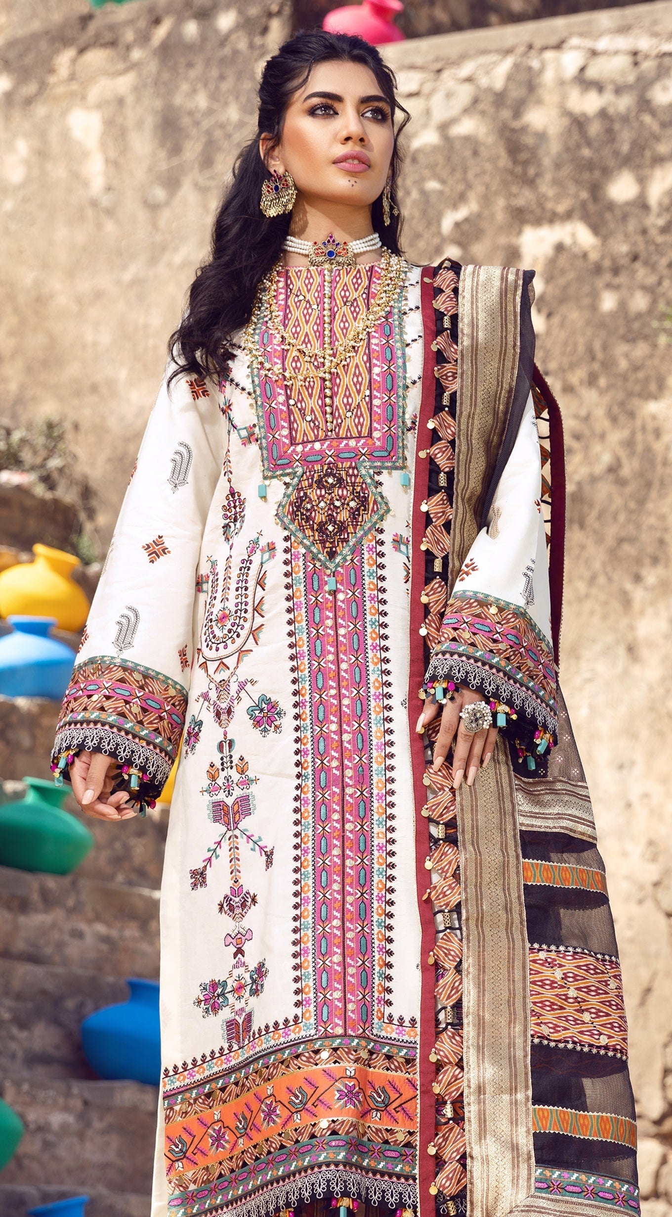 Anaya Virsa Viva Eid Lawn Collection – NAIMA - Image 7