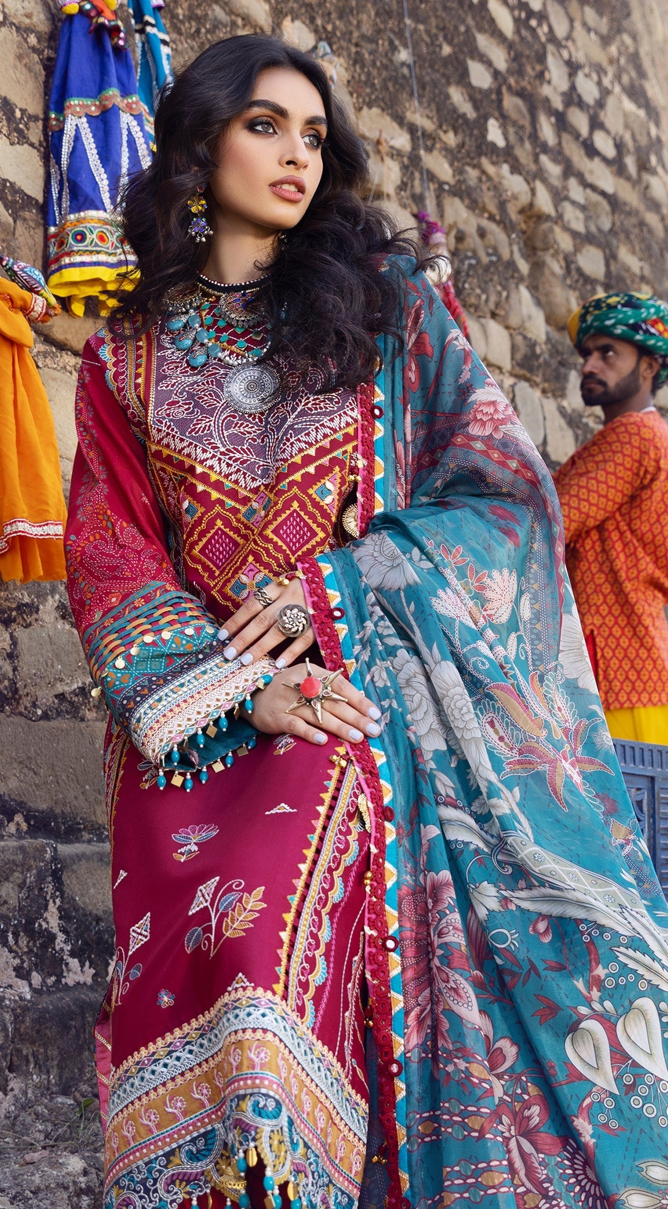 Anaya Virsa Viva Eid Lawn Collection 2022 – SABENA - Image 4