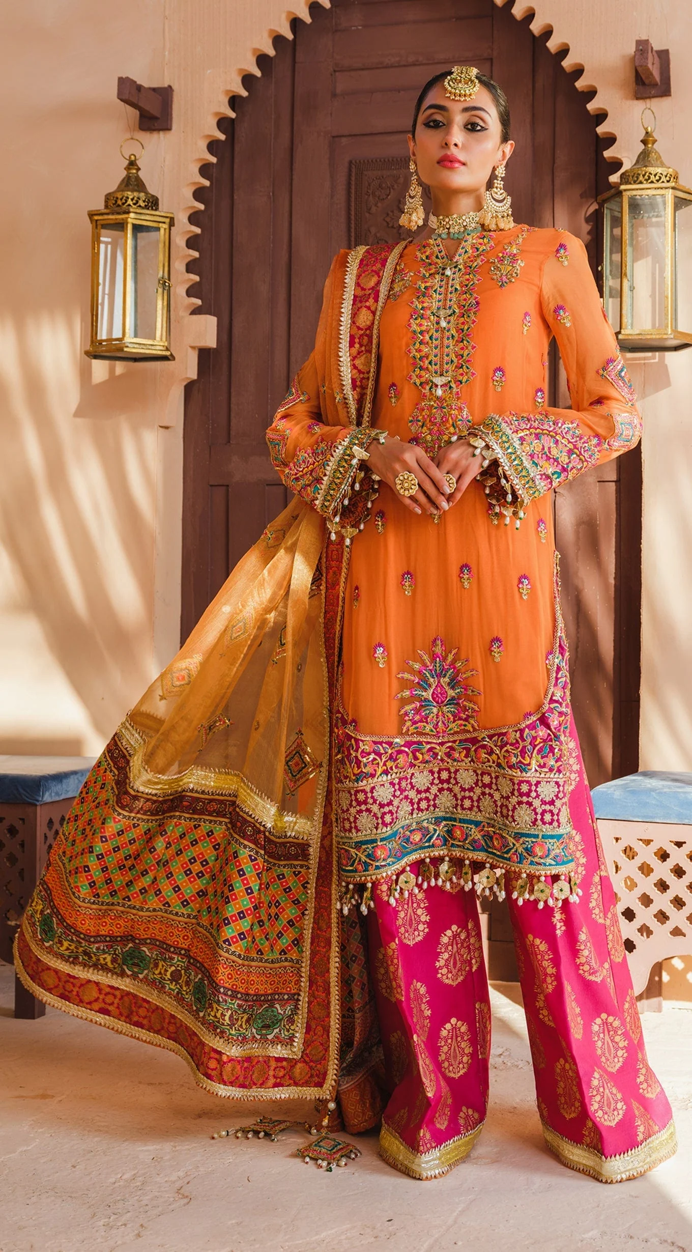 Anaya X Kamiar Rokni · Dhanak Mehndi Collection – FARHEEN - Image 5
