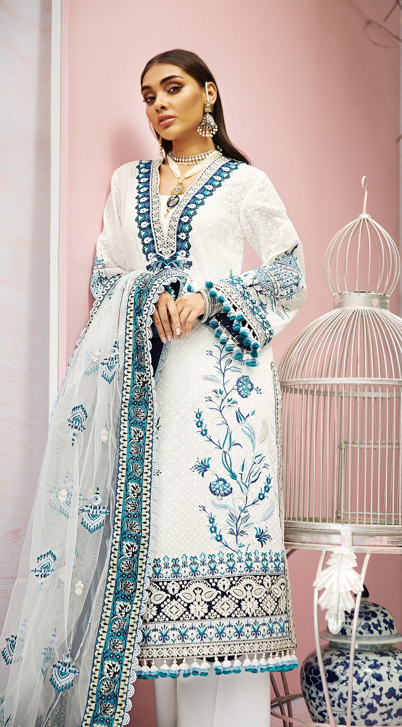 Anaya x Kamiar Rokni Festive Luxury Lawn Collection '21 – ESFIR - Image 5