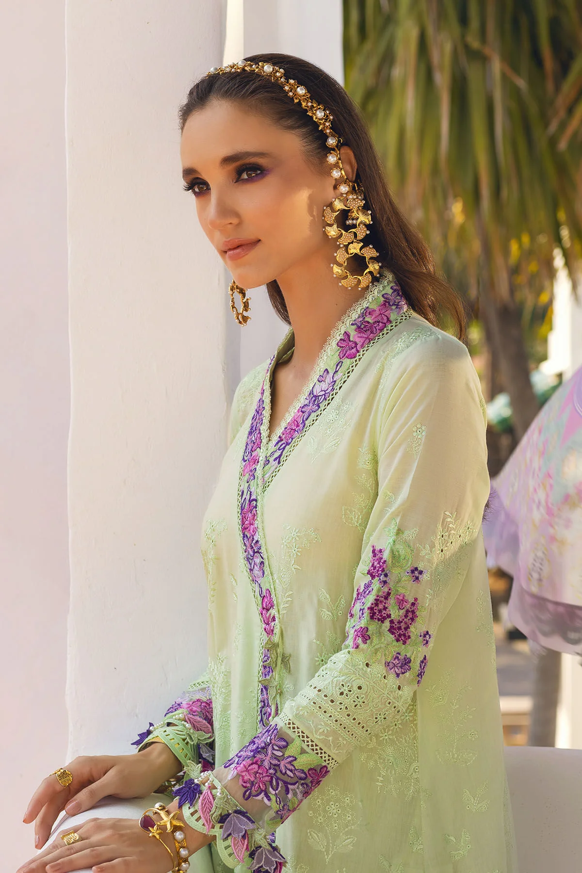 Annus Abrar Neroli Luxury Lawn Collection 2024 – Amani - Image 6