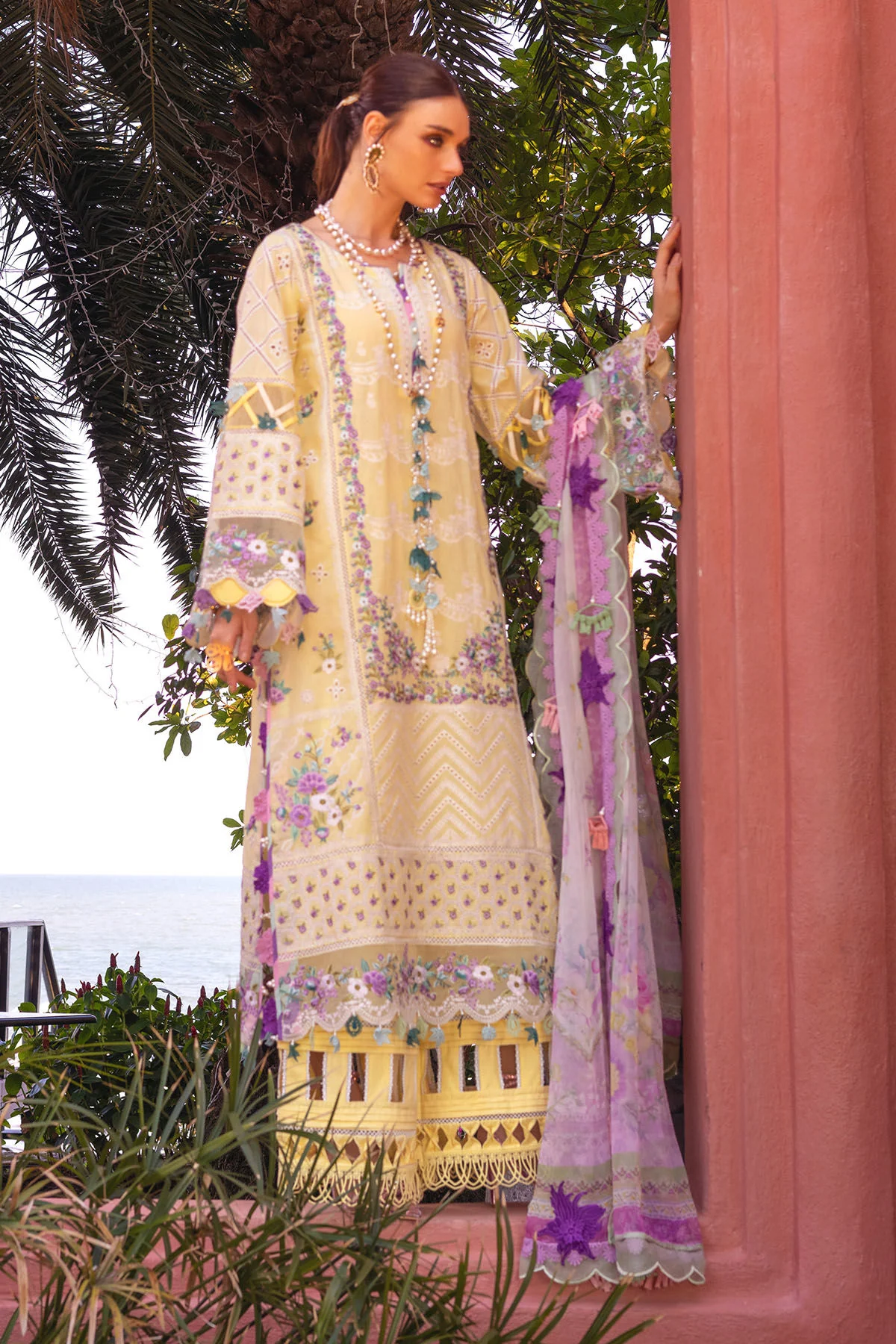 Annus Abrar Neroli Luxury Lawn Collection 2024 – Amaya - Image 5