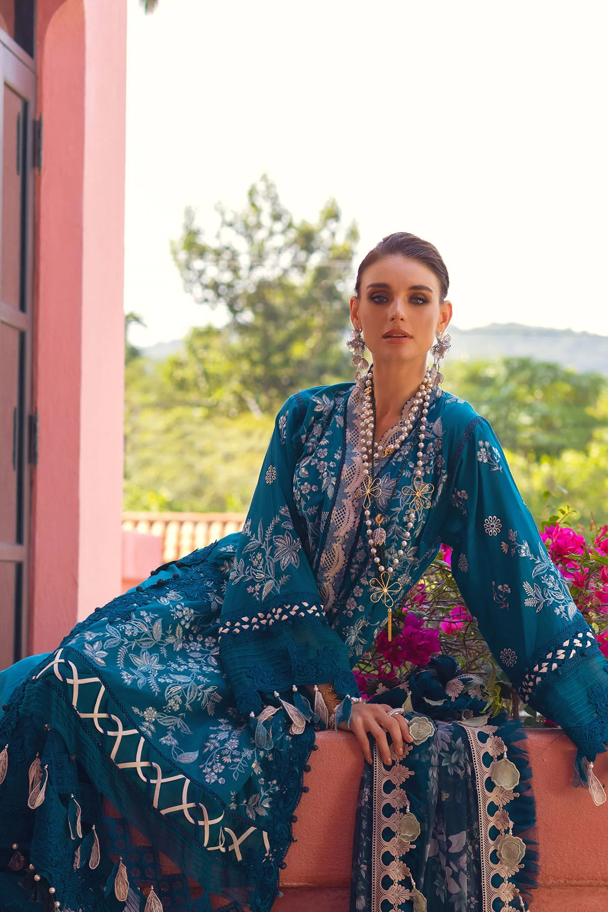 Annus Abrar Neroli Luxury Lawn Collection 2024 – Riba - Image 2