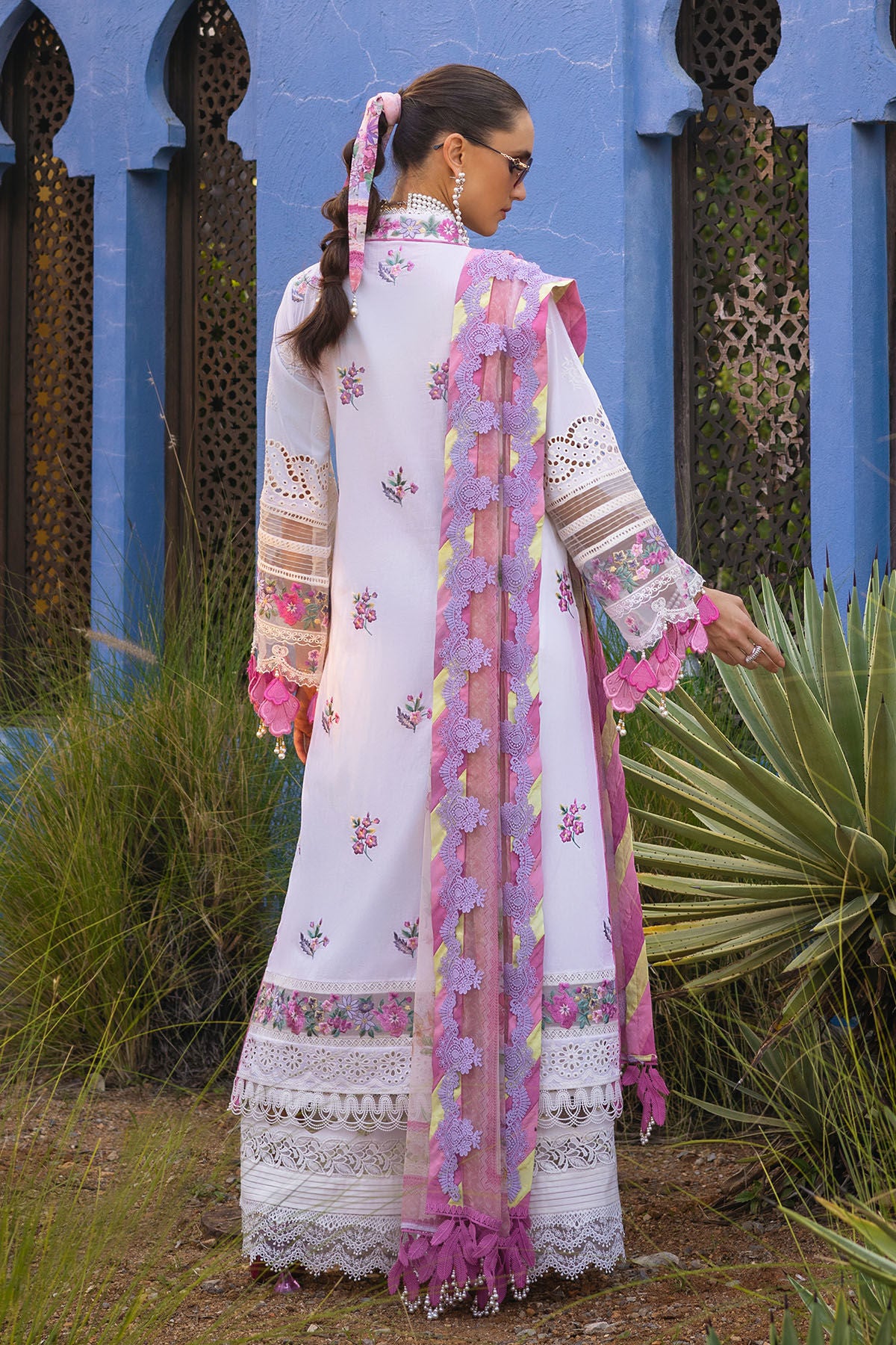 Annus Abrar Neroli Luxury Lawn Collection 2024 – Sofi - Image 3
