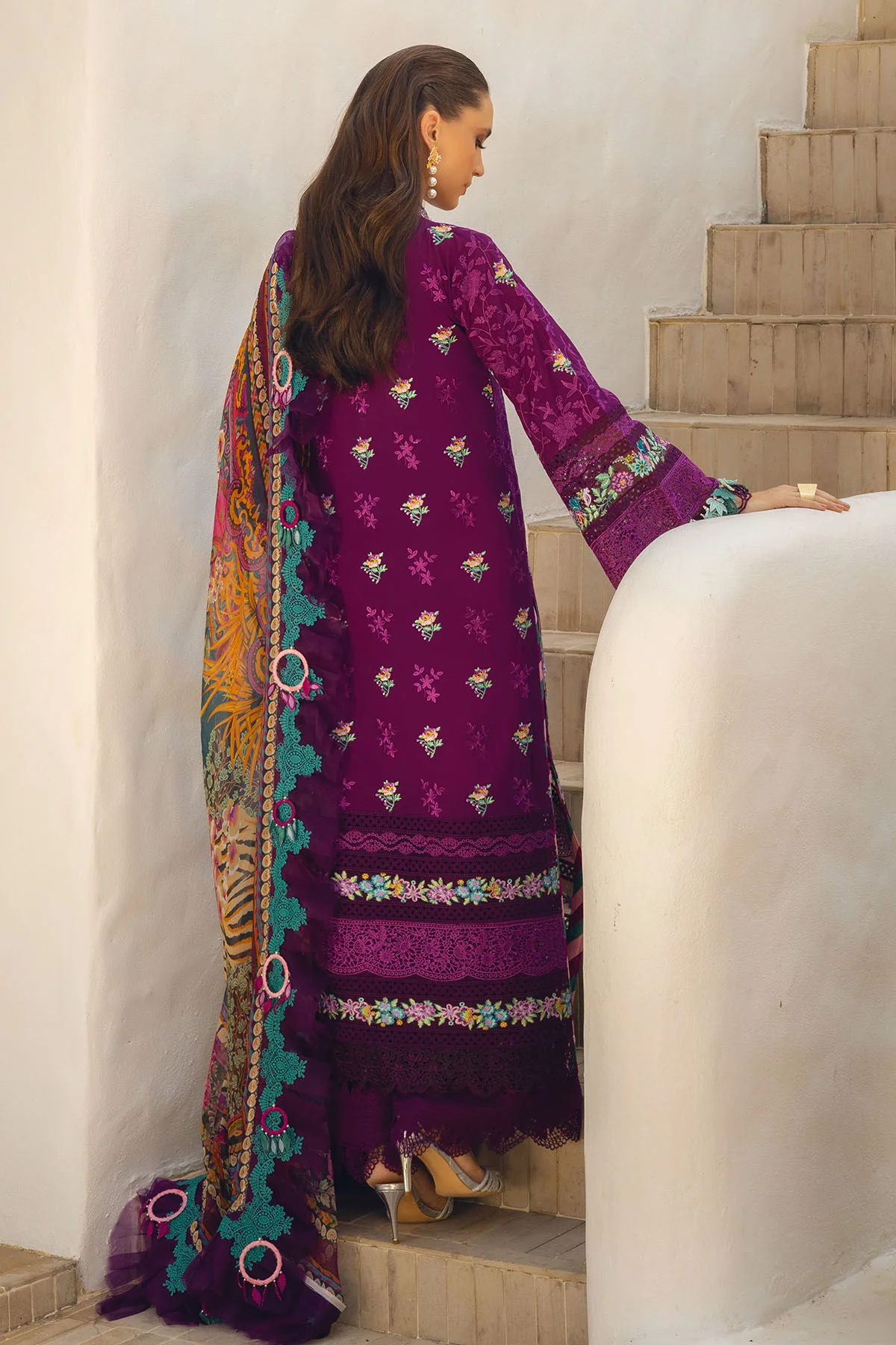 Annus Abrar Neroli Luxury Lawn Collection 2024 – Zoila - Image 6
