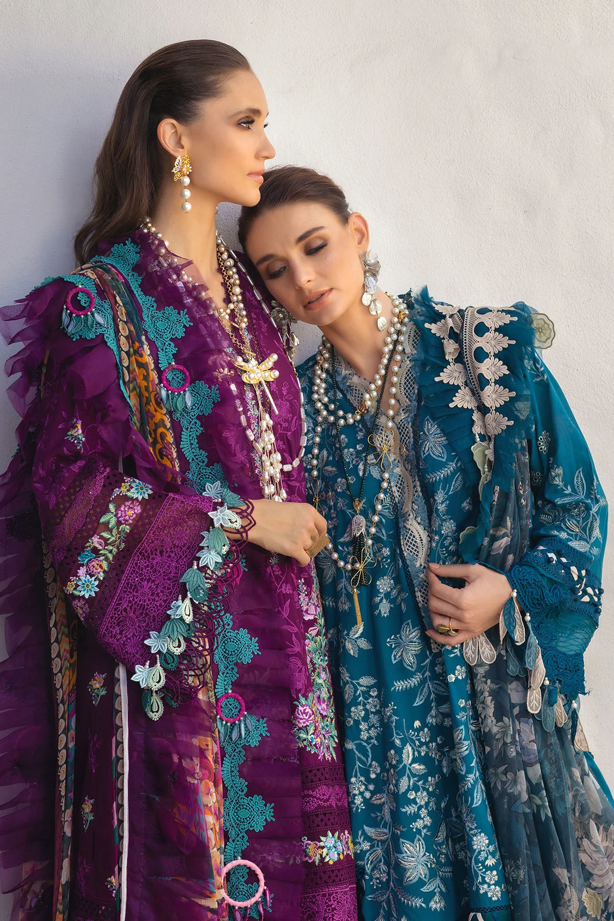 Annus Abrar Neroli Luxury Lawn Collection 2024 – Zoila - Image 8