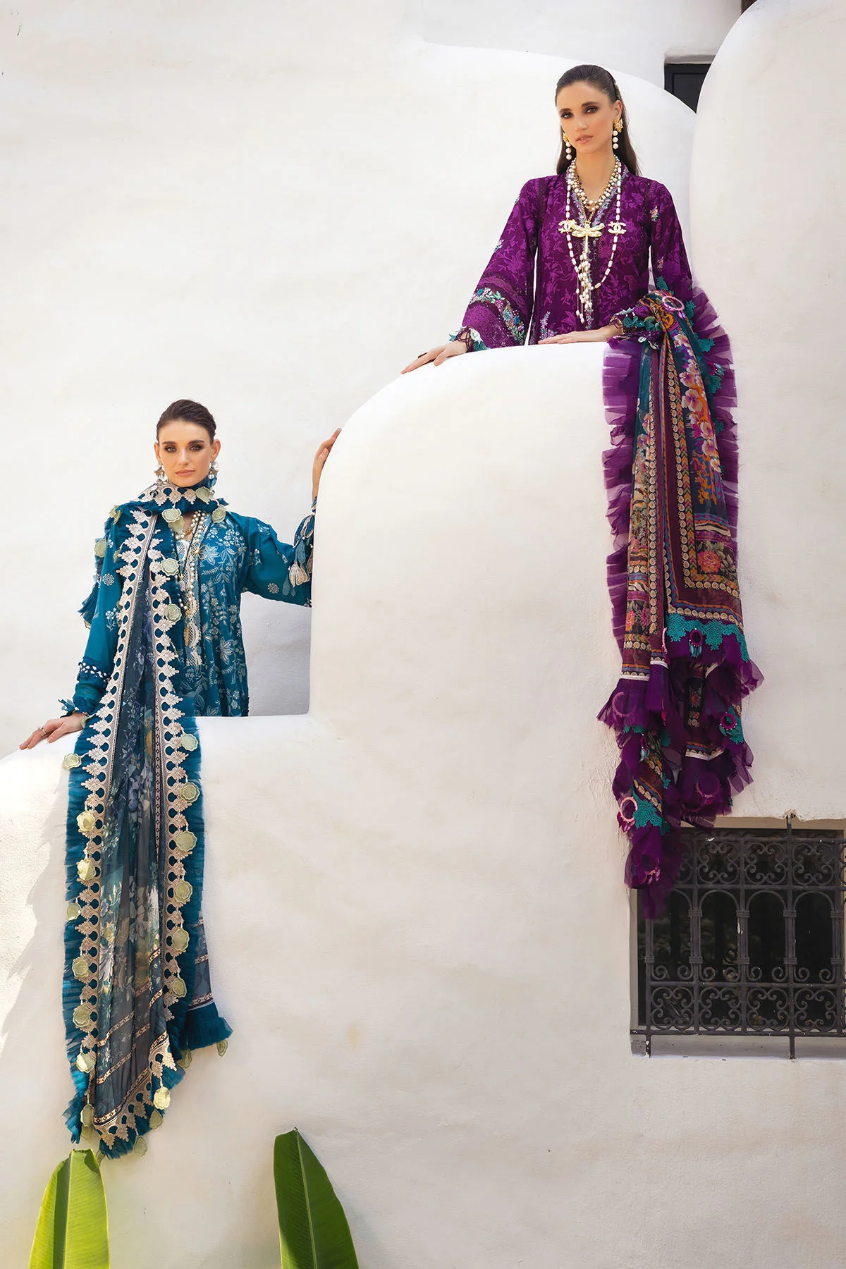 Annus Abrar Neroli Luxury Lawn Collection 2024 – Zoila - Image 9