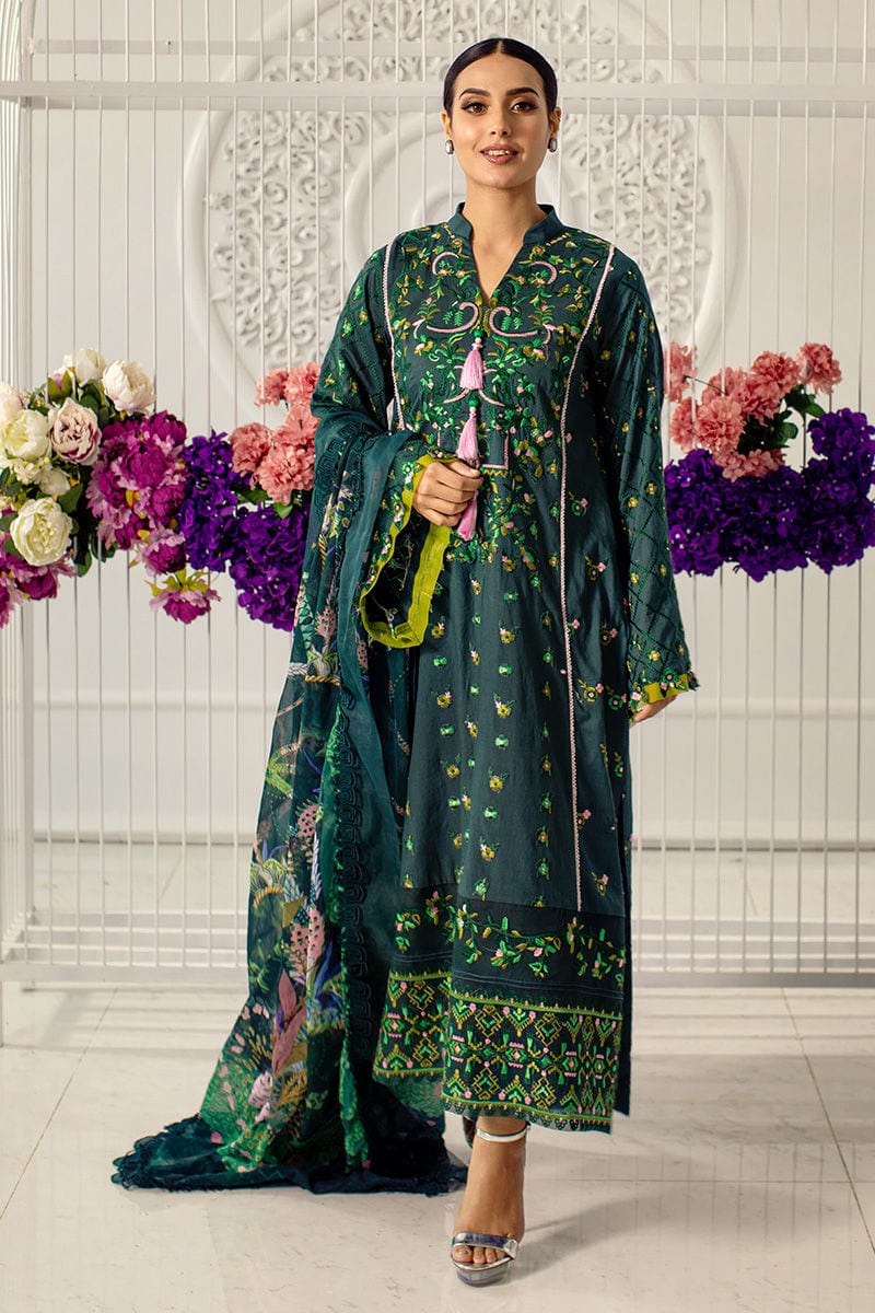 Ansab Jahangir Luxury Lawn Collection 2022 – Laurel - Image 2