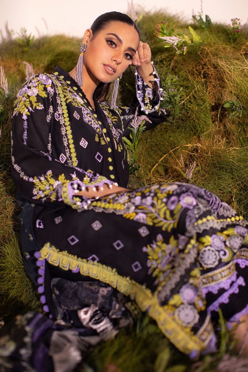 Ansab Jahangir Luxury Lawn Collection 2022 – Nightingale - Image 3